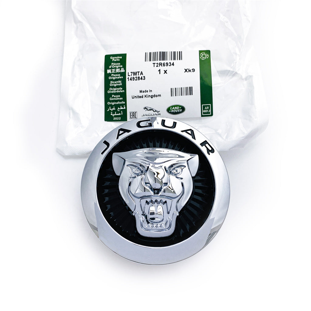 Jaguar Chrome & Black Growler Radiator Grille Badge Logo Nameplate Emblem T2R6934 Italiaspares
