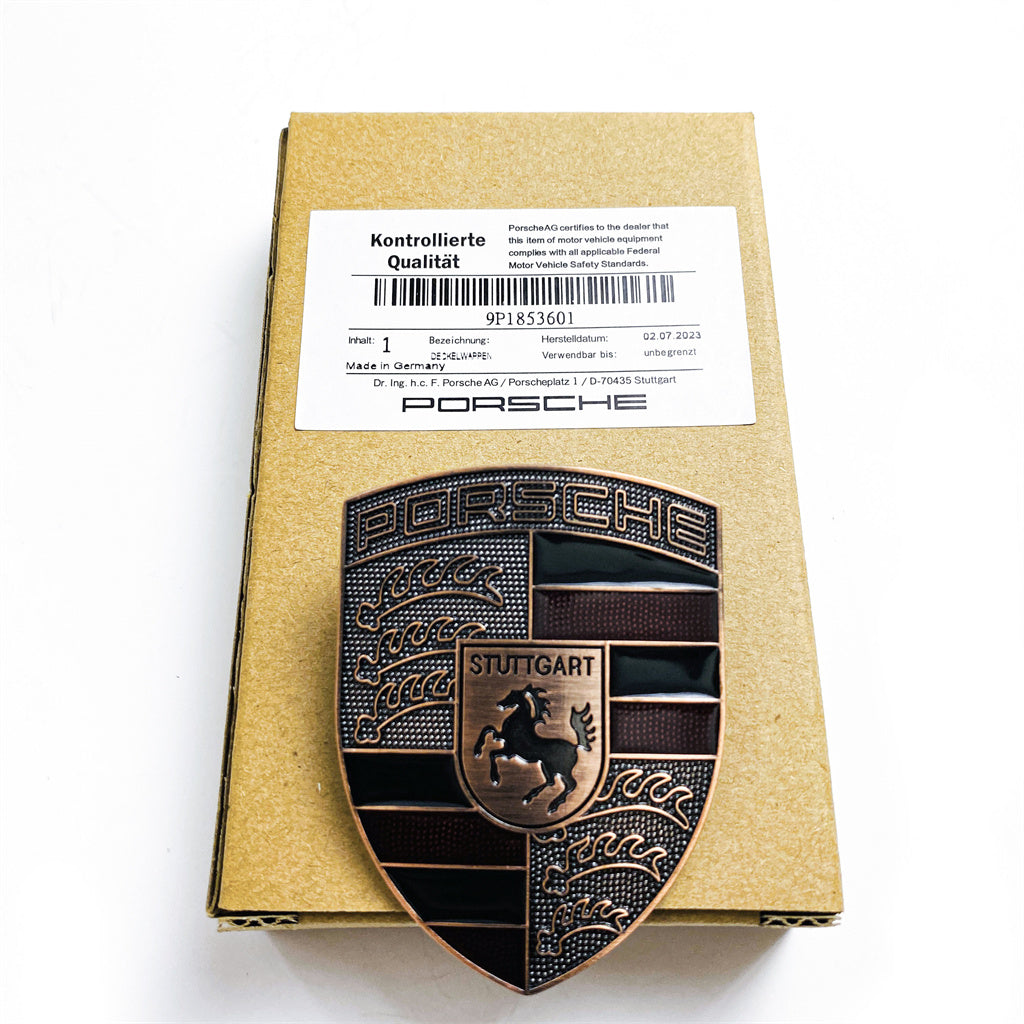 Porsche Front Hood Crest Limited Edition Badge Logo Emblem 9P1853601 Italiaspares