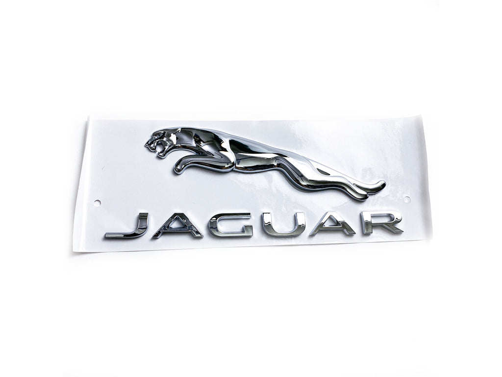 Jaguar F-TYPE F-PACE E-PACE Chrome Sliver Leaper Boot Badge T2R27585 Italiaspares