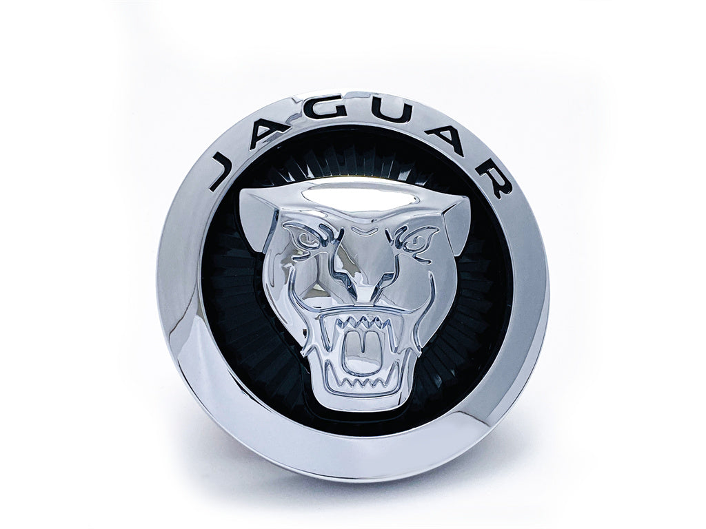 Jaguar Chrome & Black Growler Radiator Grille Badge Logo Nameplate Emblem T2R6934 Italiaspares