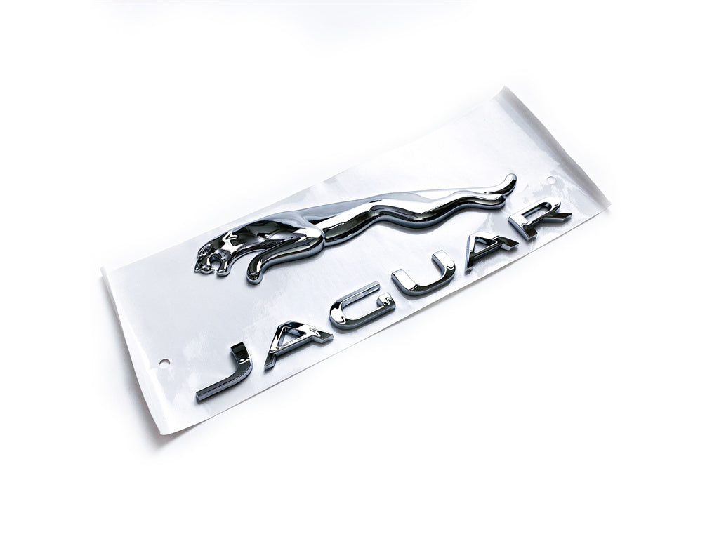 Jaguar F-TYPE F-PACE E-PACE Chrome Sliver Leaper Boot Badge T2R27585 Italiaspares