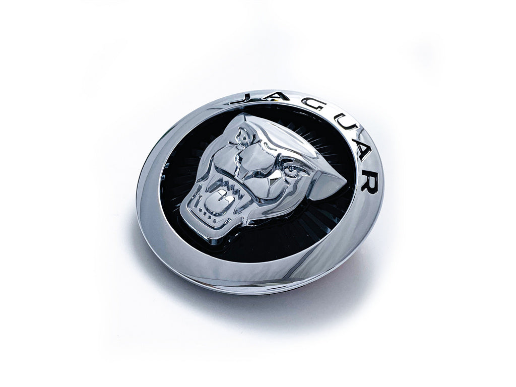 Jaguar Chrome & Black Growler Radiator Grille Badge Logo Nameplate Emblem T2R6934 Italiaspares