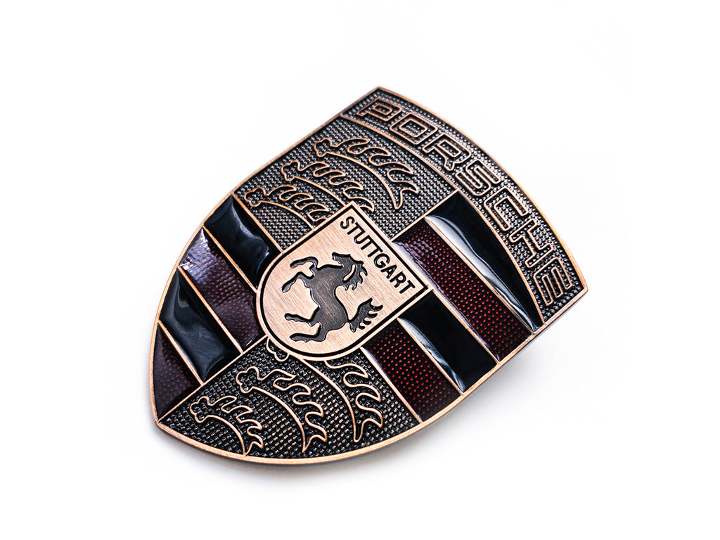 Porsche Front Hood Crest Limited Edition Badge Logo Emblem 9P1853601 Italiaspares