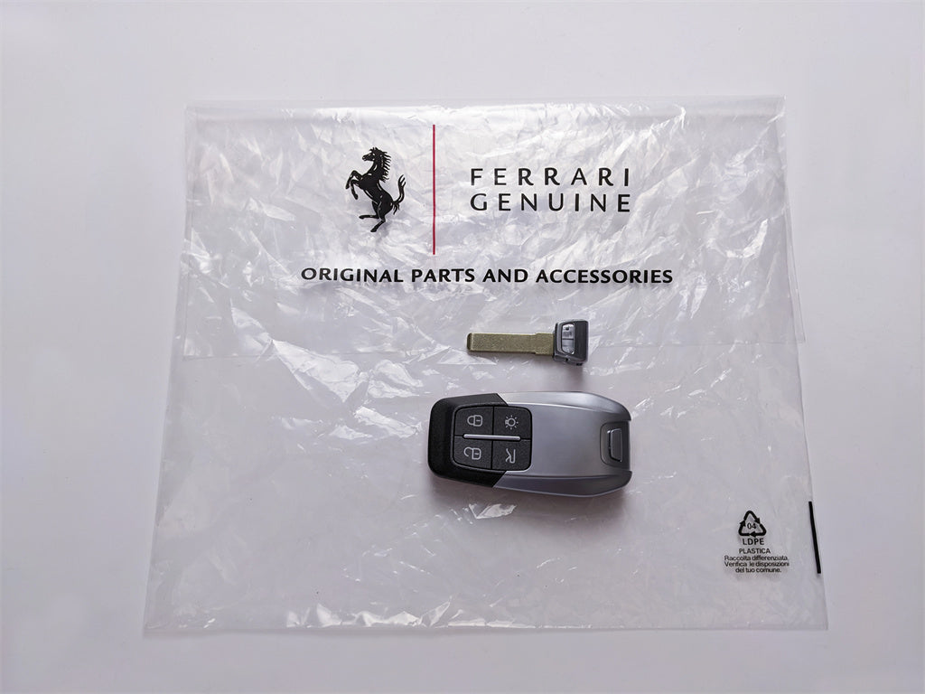 Ferrari PortofinoM, Portofino, 488, Replacement Smart Remote Control Car Key Shell Case Housing 324021 Italiaspares