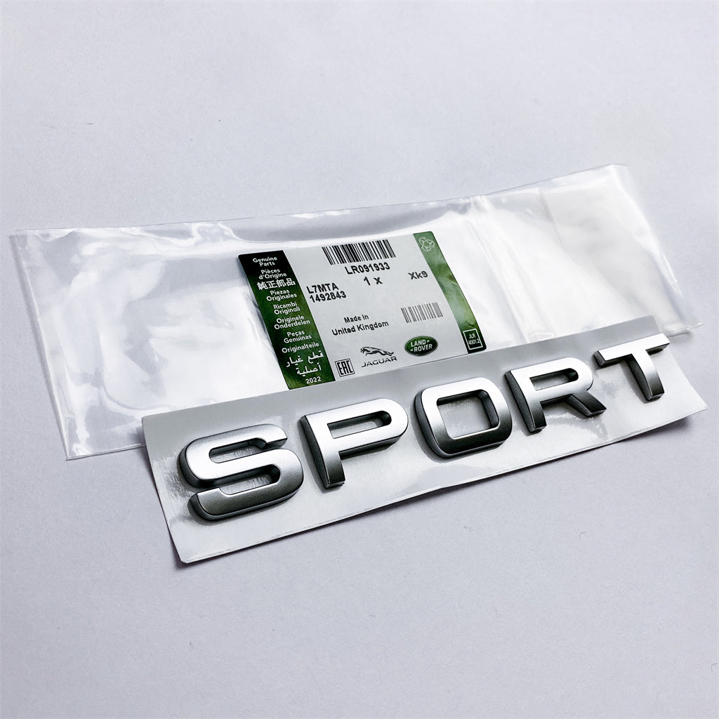 Land Rover Range Rover Matte Sliver Sport L320 Heckklappe Emblem LR091933 Italiaspares