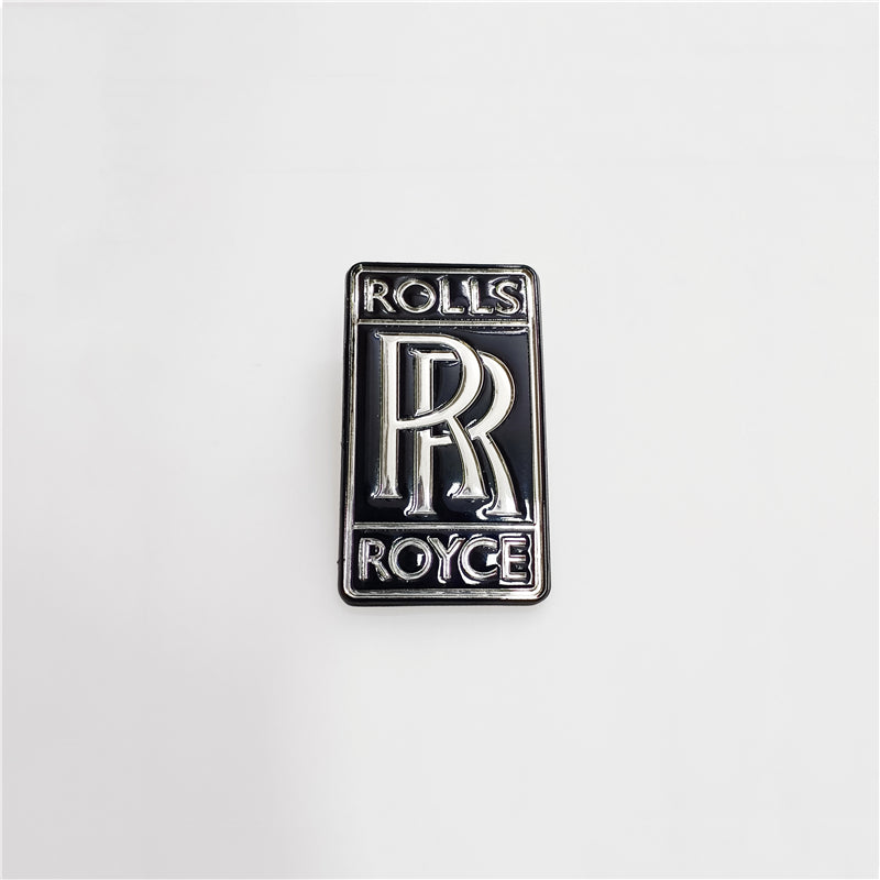 Rolls Royce Ghost Wraith Phantom Dawn Black Front Bumper Emblem Badge 51147442232 Italiaspares