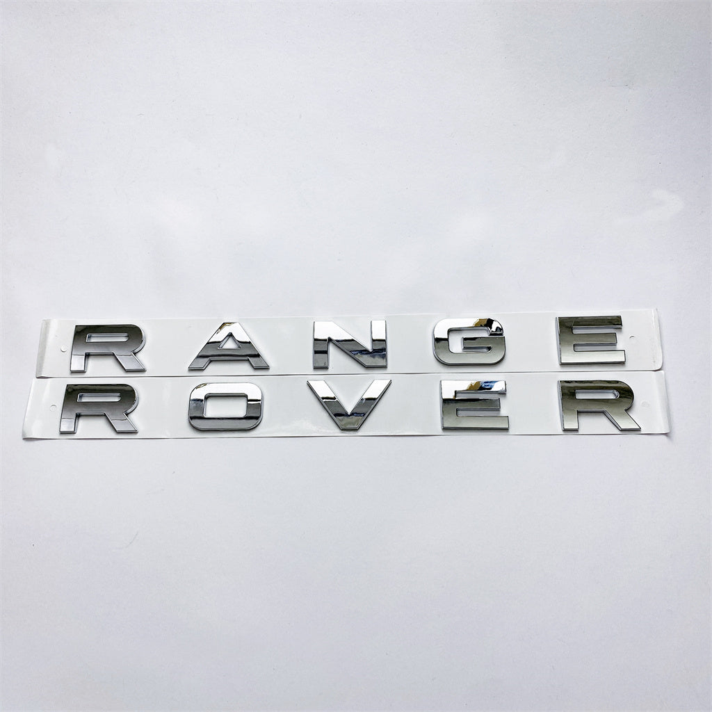Land Rover Rear Front Hood Emblem fit "Range Rover" Sport Evoque Letter Chrome Silver Nameplate LR094559 Italiaspares