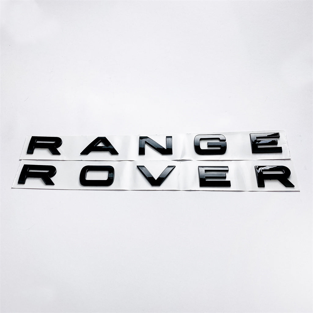 Land Rover Rear Front Hood Emblem fit "Range Rover" Sport Evoque Letter Gloss Black Nameplate LR094559 Italiaspares