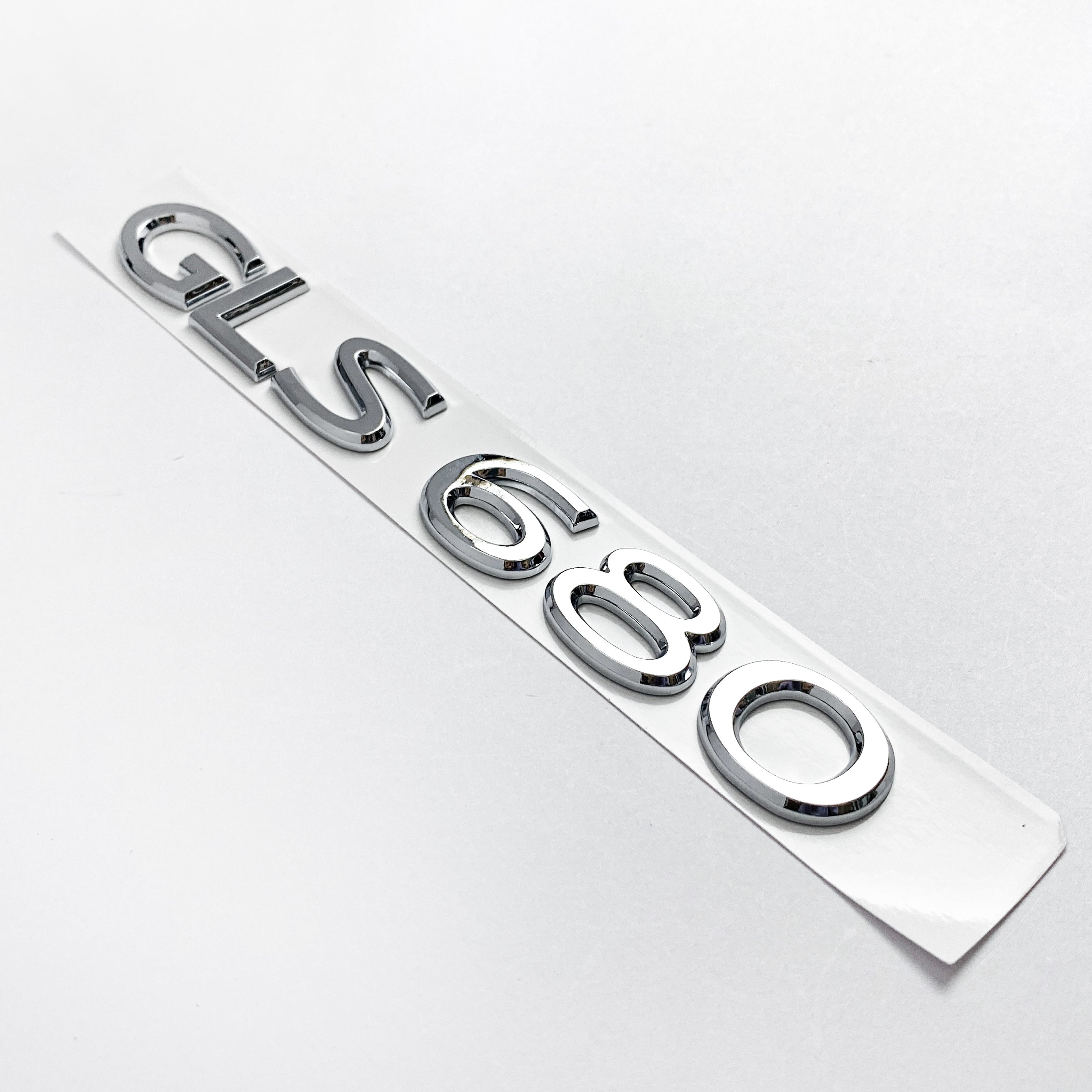 Mercedes Benz Chrome Sliver "GLS680" Rear Trunk Letter Badge Logo Brand New Italiaspares