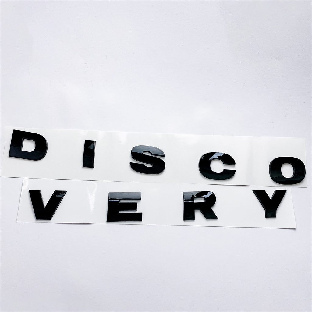 Land Rover "DISCOVERY" Gloss Black Boot Badge Emblem LR063646 Italiaspares