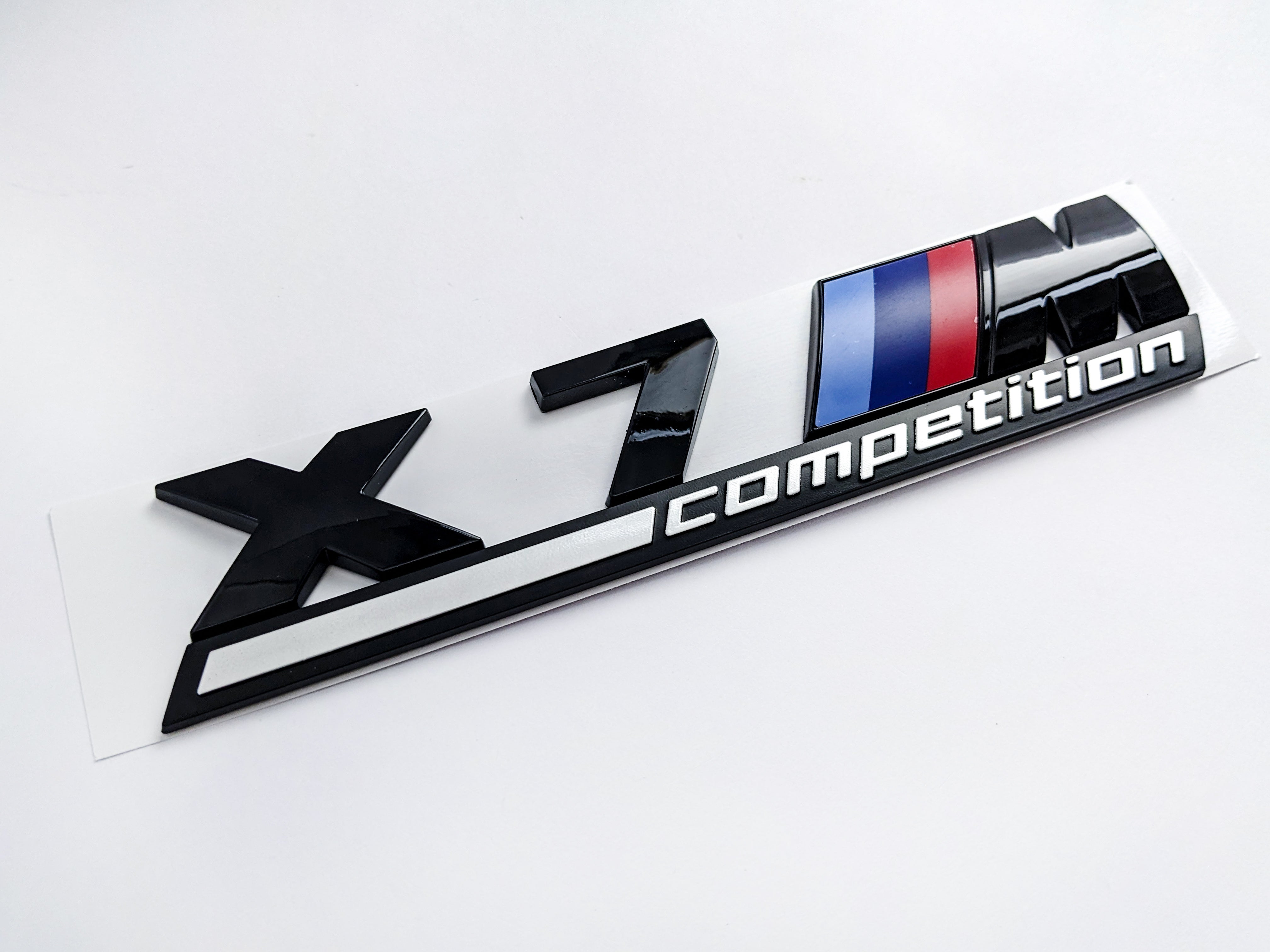 BMW X7 M Competition Tailgate Rear Black Emblem Badge Sticker 51148093999 Italiaspares