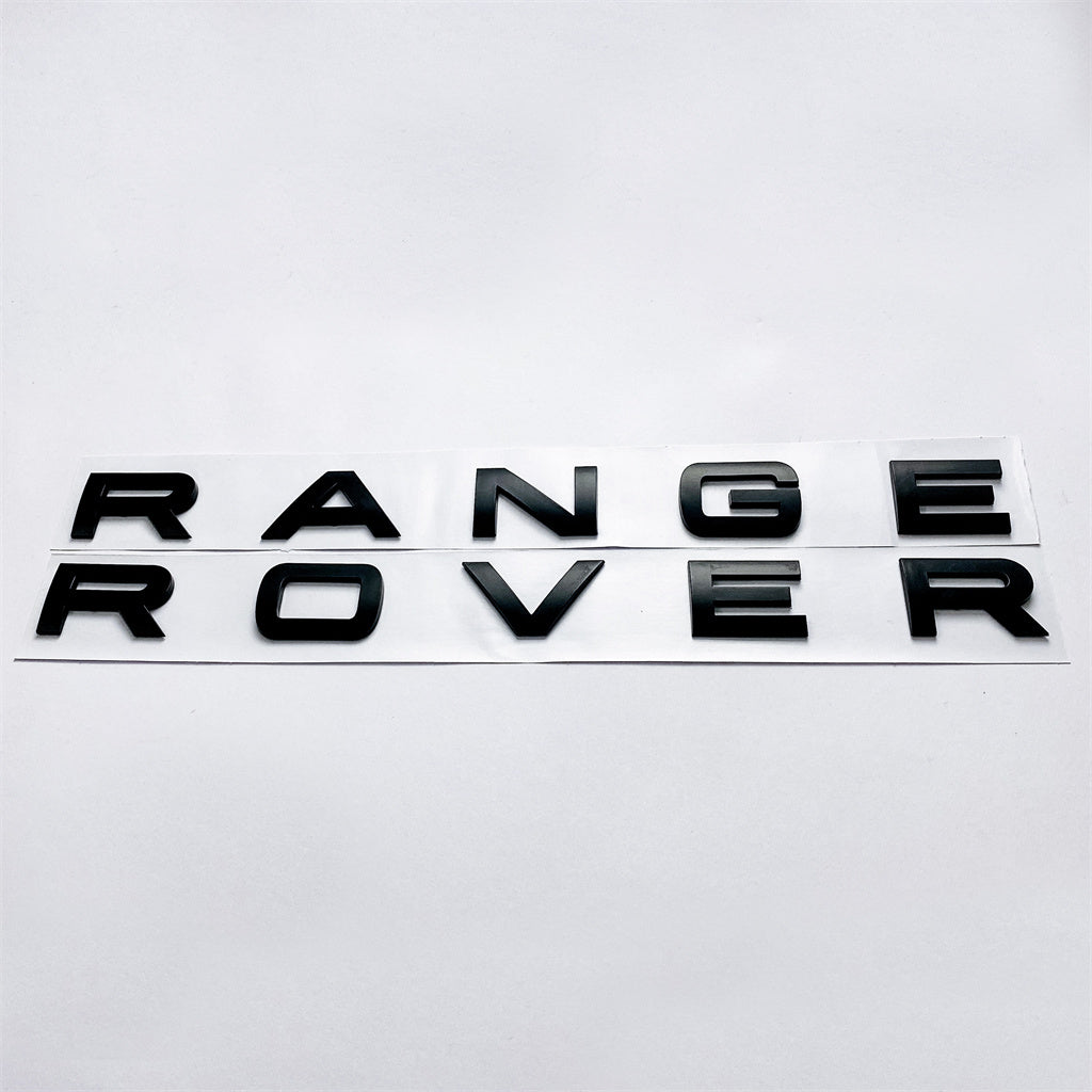Land Rover Rear Front Hood Emblem fit "Range Rover" Sport Evoque Letter Matte Black Nameplate LR094559 Italiaspares