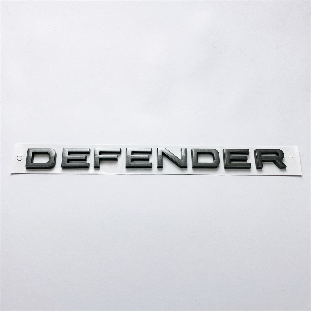 Land Rover "DEFENDER" Matte Sliver Rear Door Liftgate Letter Nameplate Emblem Badge LR084221 Italiaspares