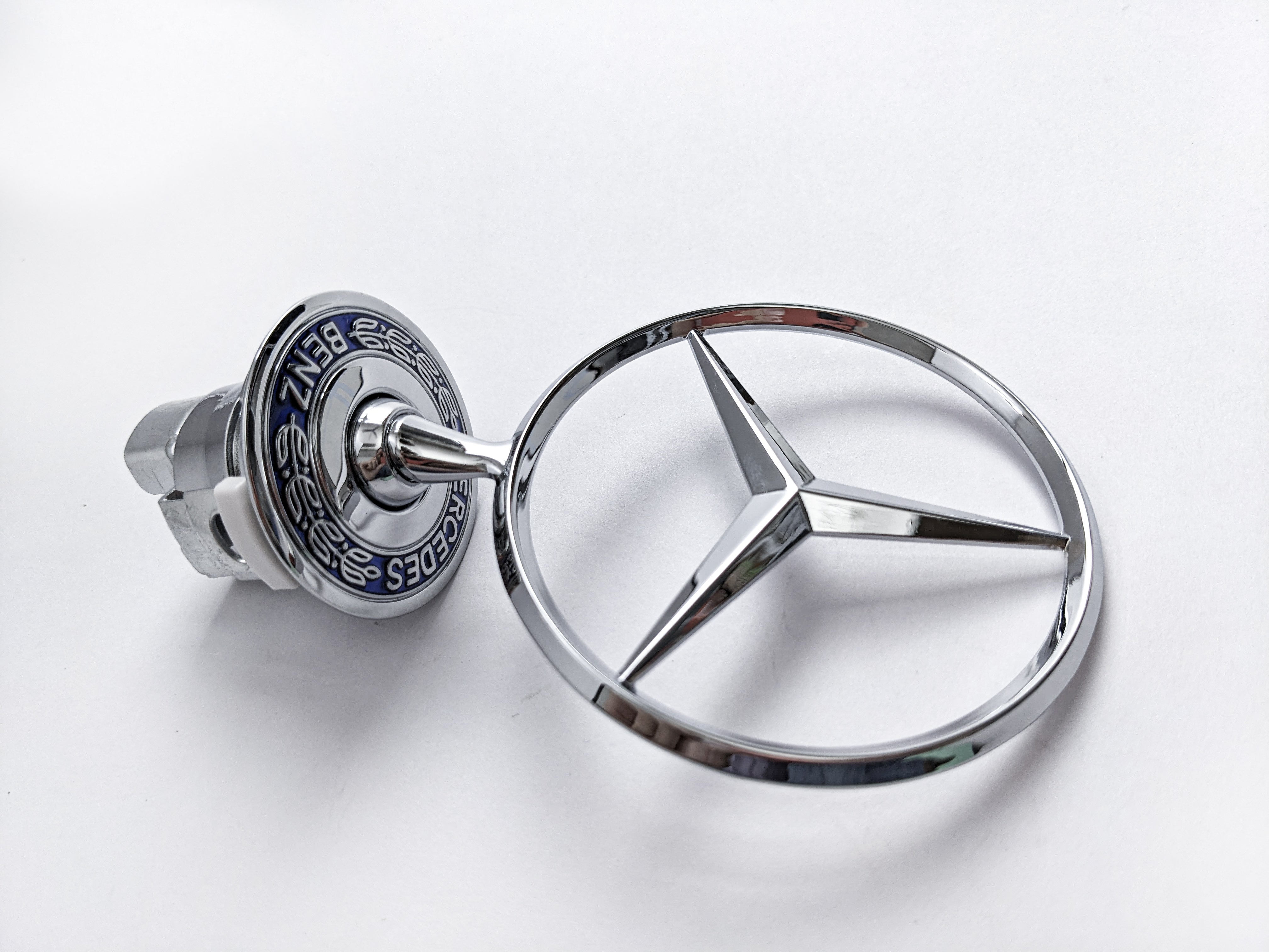 Mercedes-Benz Hood Bonnet Star Stand Up Badge Emblem Italiaspares