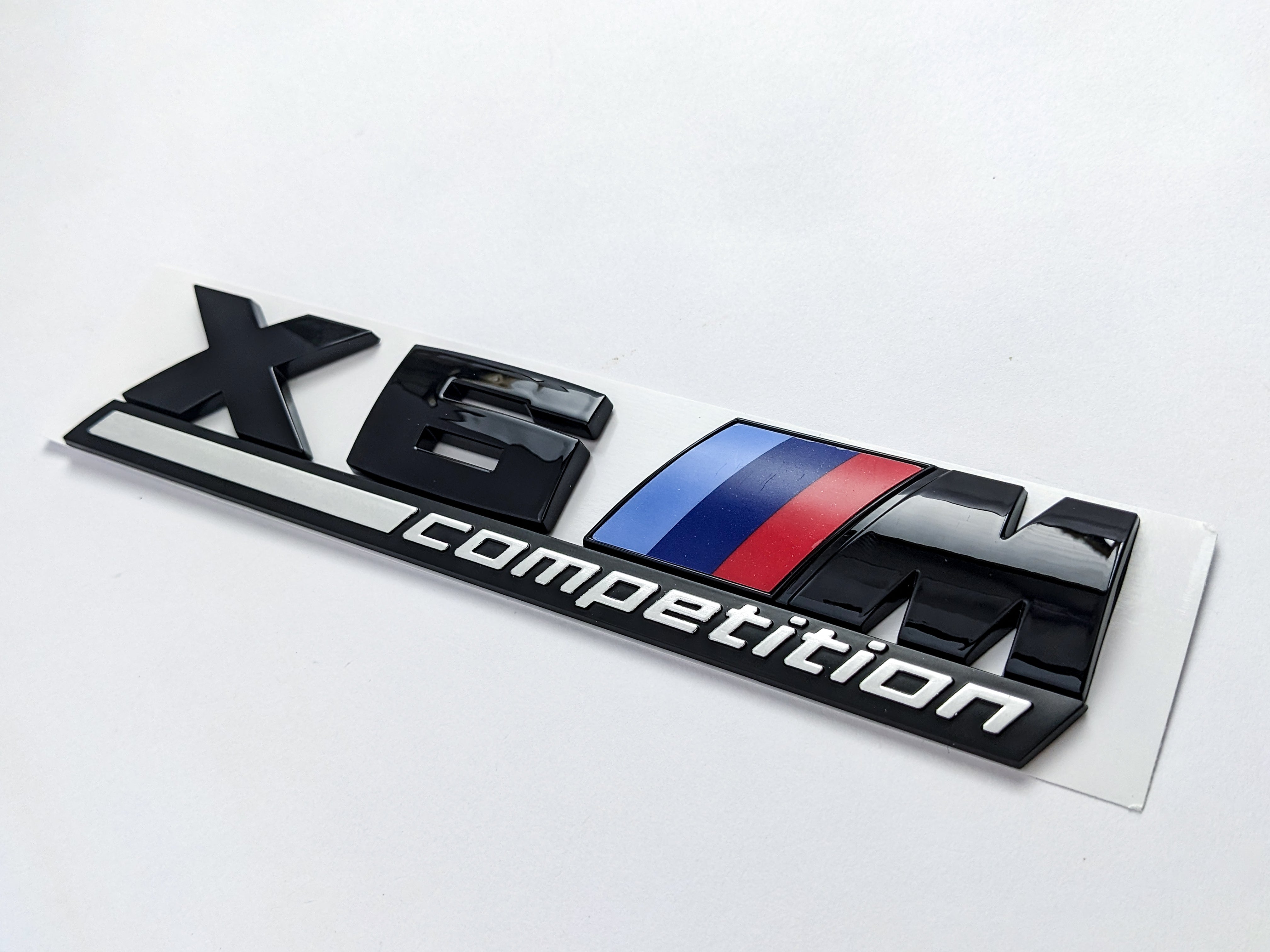 BMW X6 M Competition Tailgate Rear Black Emblem Badge Sticker 51148096413 Italiaspares