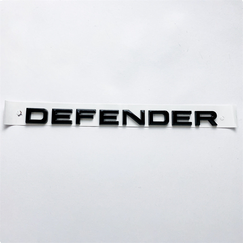 Land Rover "DEFENDER" Rear Door Liftgate Letter Nameplate Emblem Badge LR084221 Italiaspares