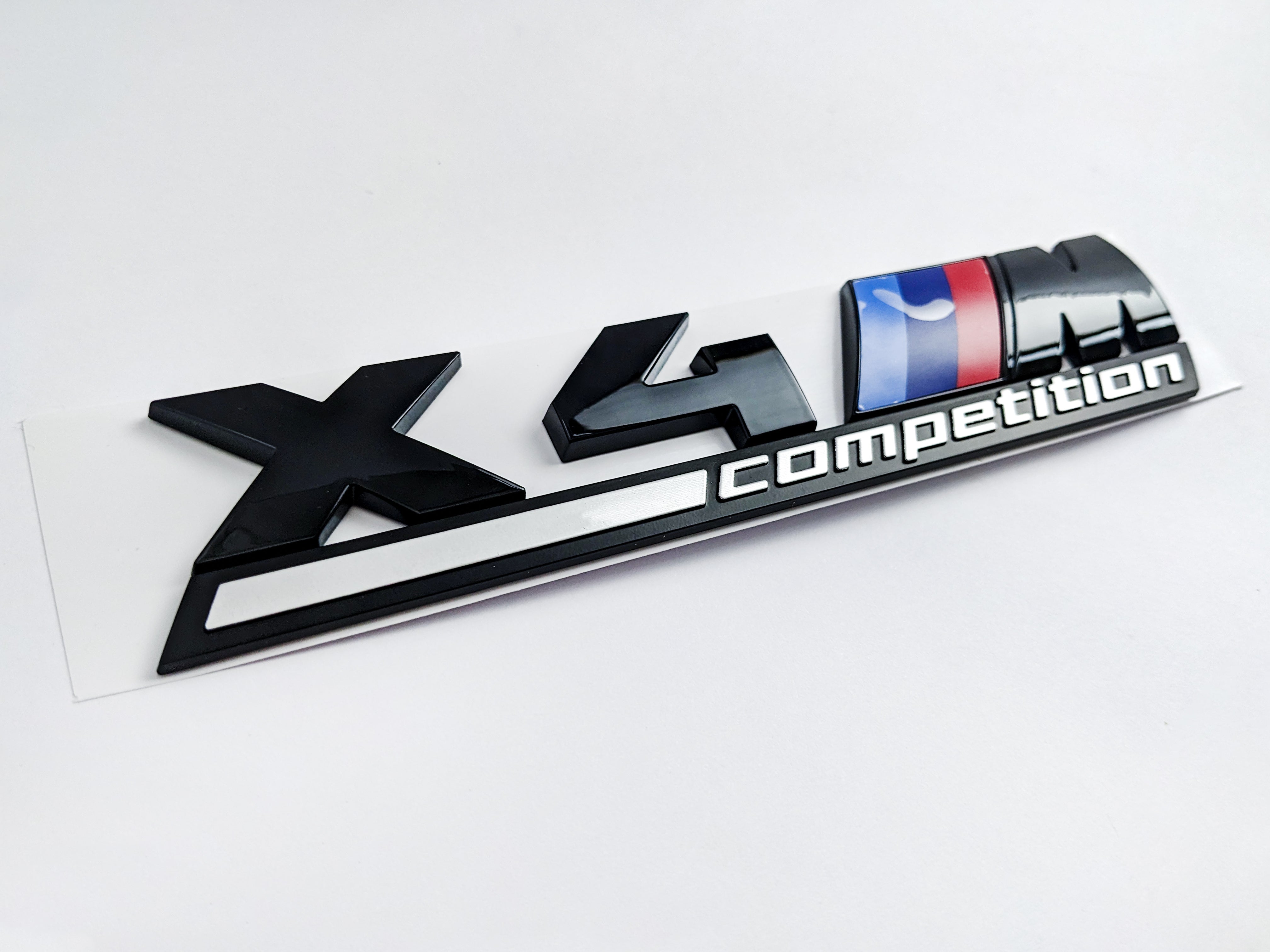 BMW X4 M Competition Tailgate Rear Black Emblem Badge Sticker 51148077611 Italiaspares