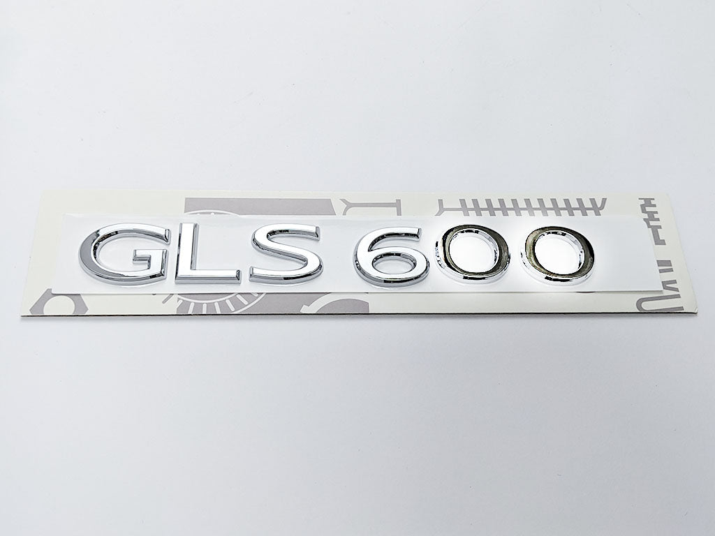 Mercedes Benz Chrome Silver "GLS600" Rear Trunk Emblem Nameplate Decal Letter Badge Italiaspares