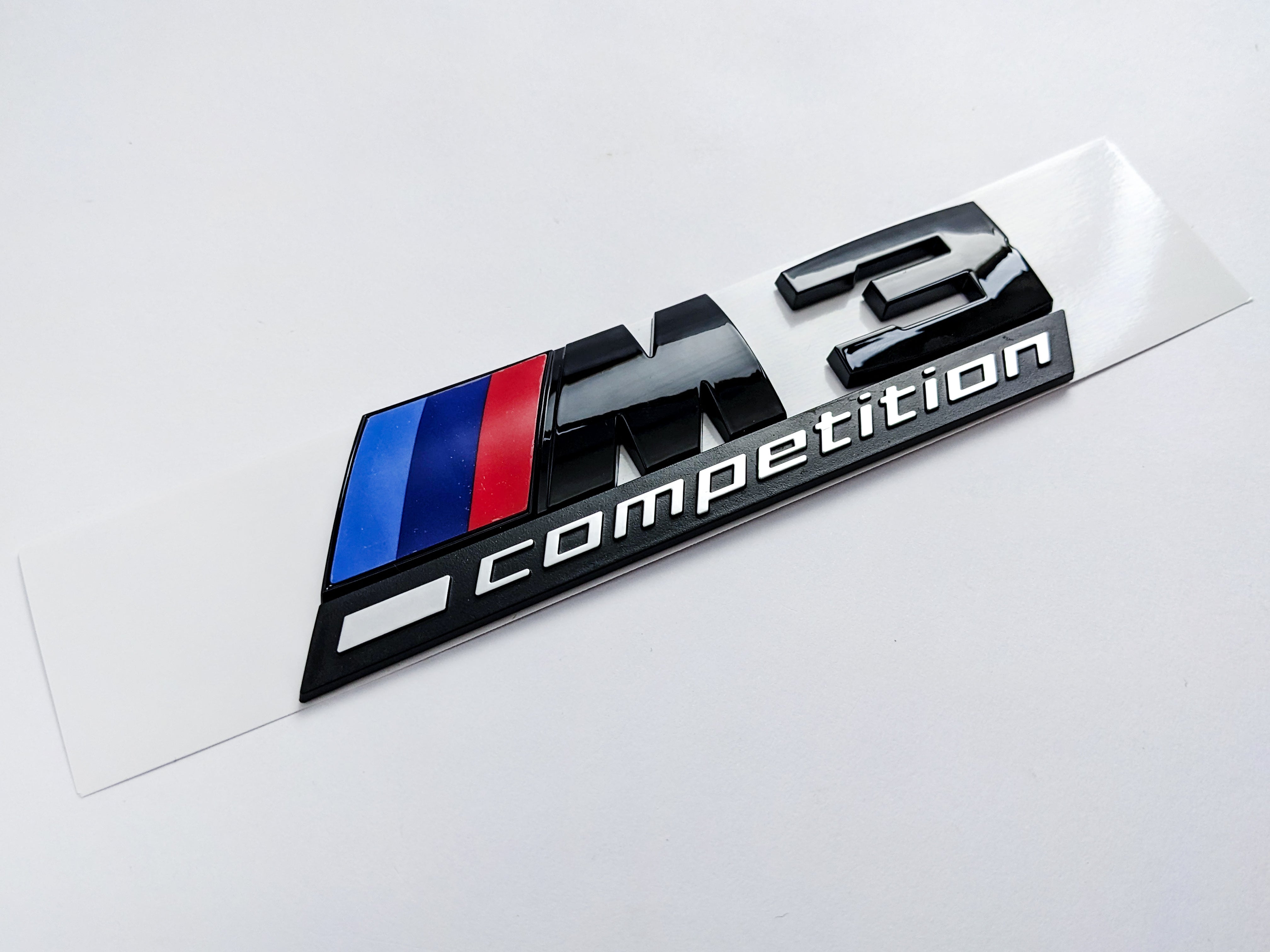BMW 3 Series Emblem M3 COMPETITION Number Letters Rear Trunk Badge Sticker 51148084161 Italiaspares