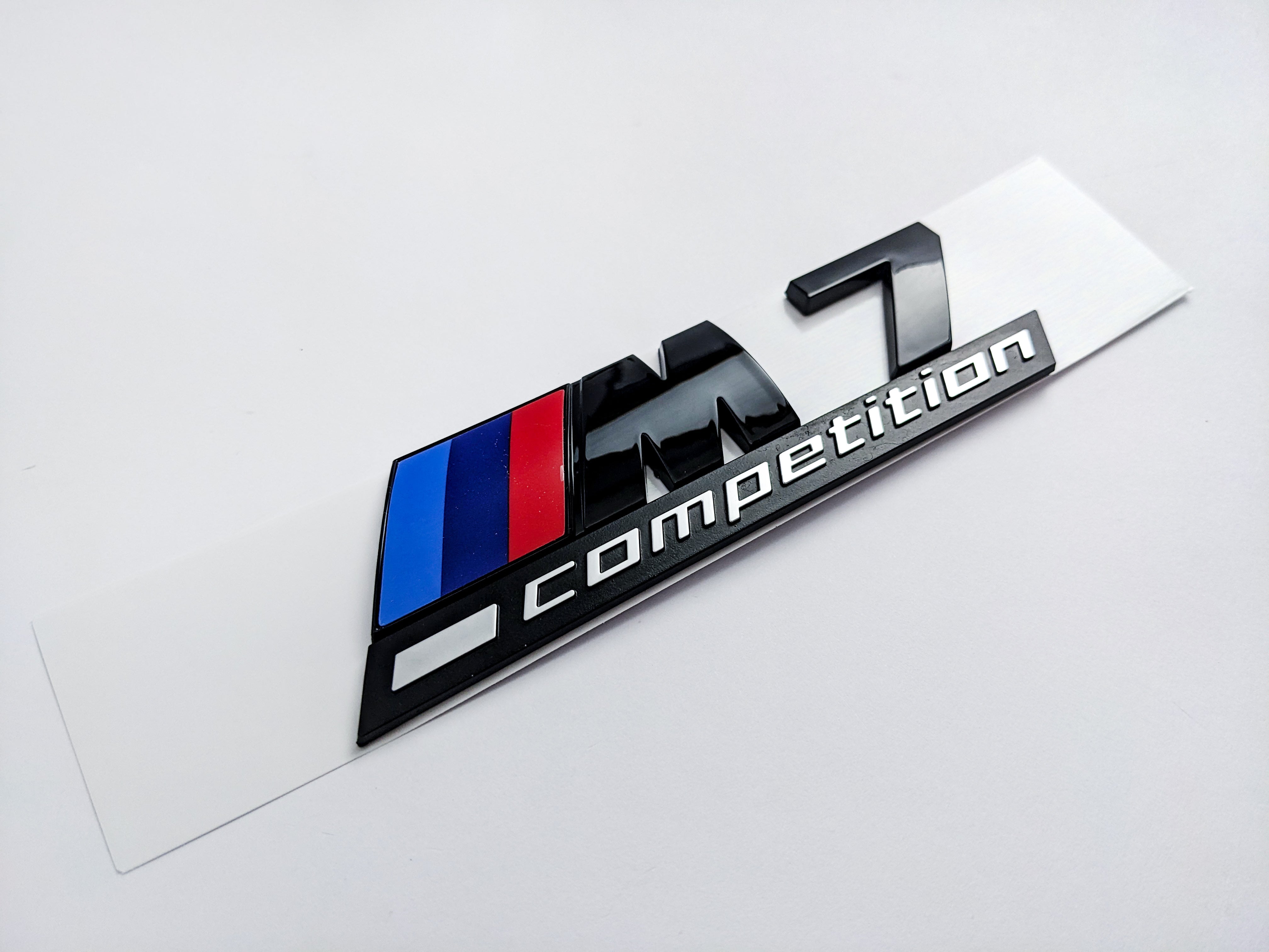 BMW 7 Series Emblem M7 COMPETITION Number Letters Rear Trunk Badge Sticker 51148061626 Italiaspares