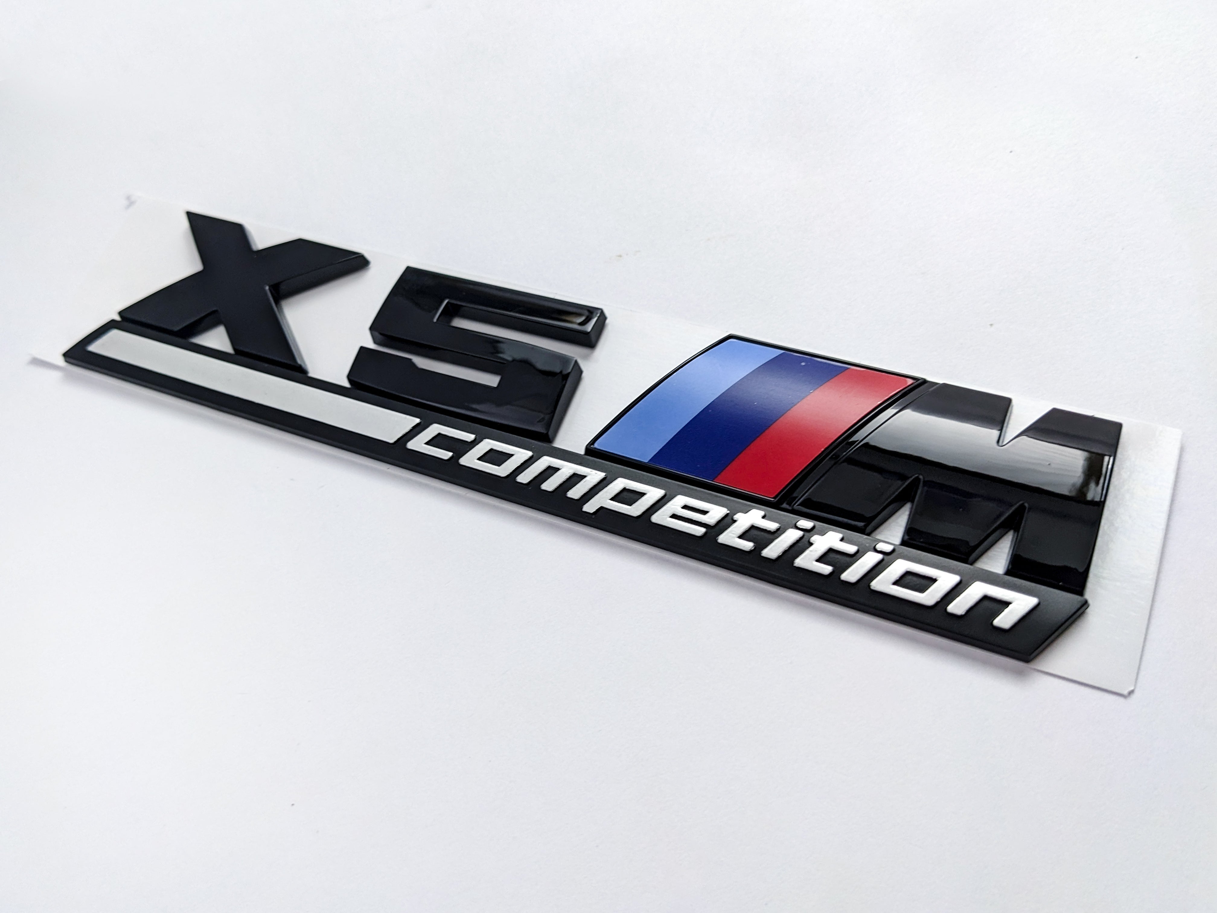 MW X5 M Competition Tailgate Rear Black Emblem Badge Sticker 51148096408 Italiaspares