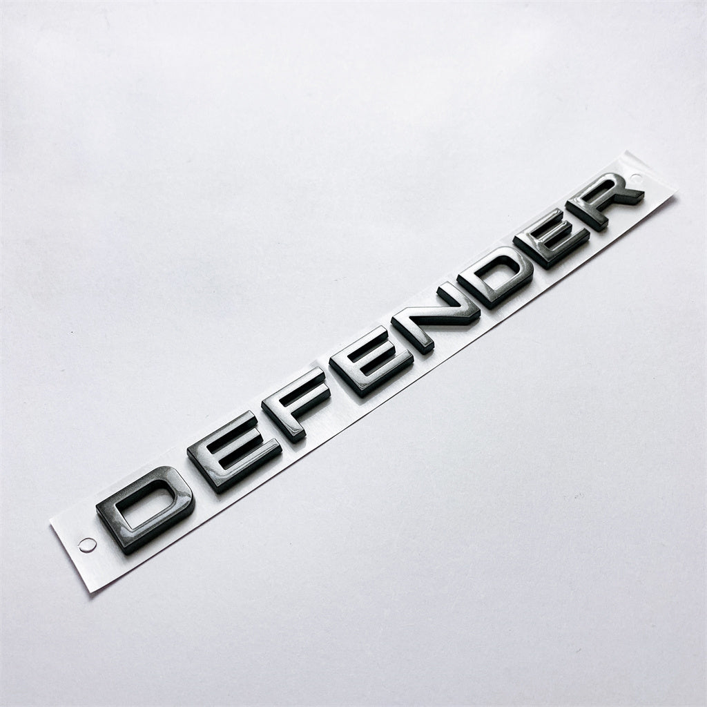 Land Rover "DEFENDER" Matte Sliver Rear Door Liftgate Letter Nameplate Emblem Badge LR084221 Italiaspares