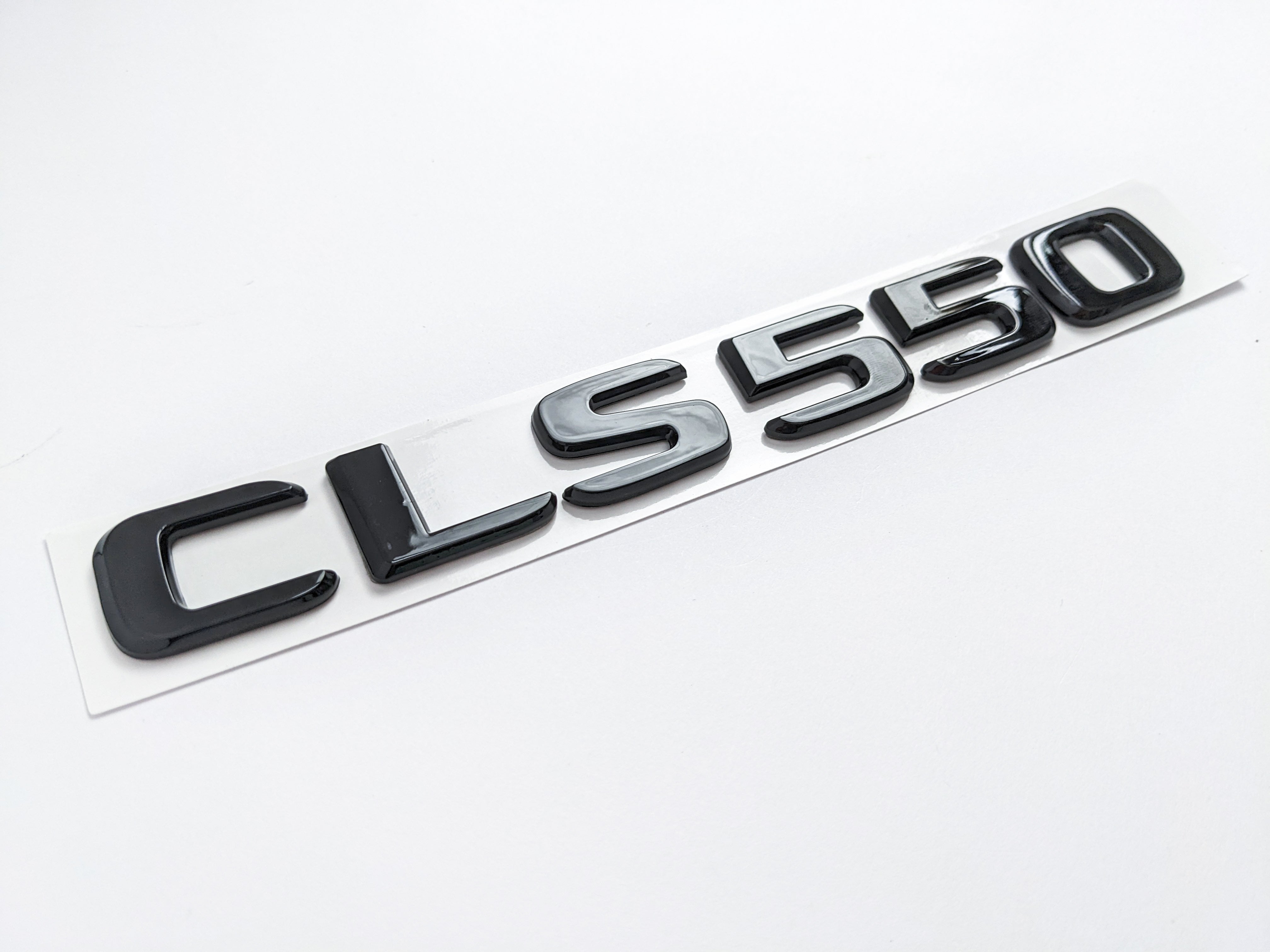 Mercedes Benz "CLS550" Gloss Black Rear Trunk Letter Emblem Badge Italiaspares