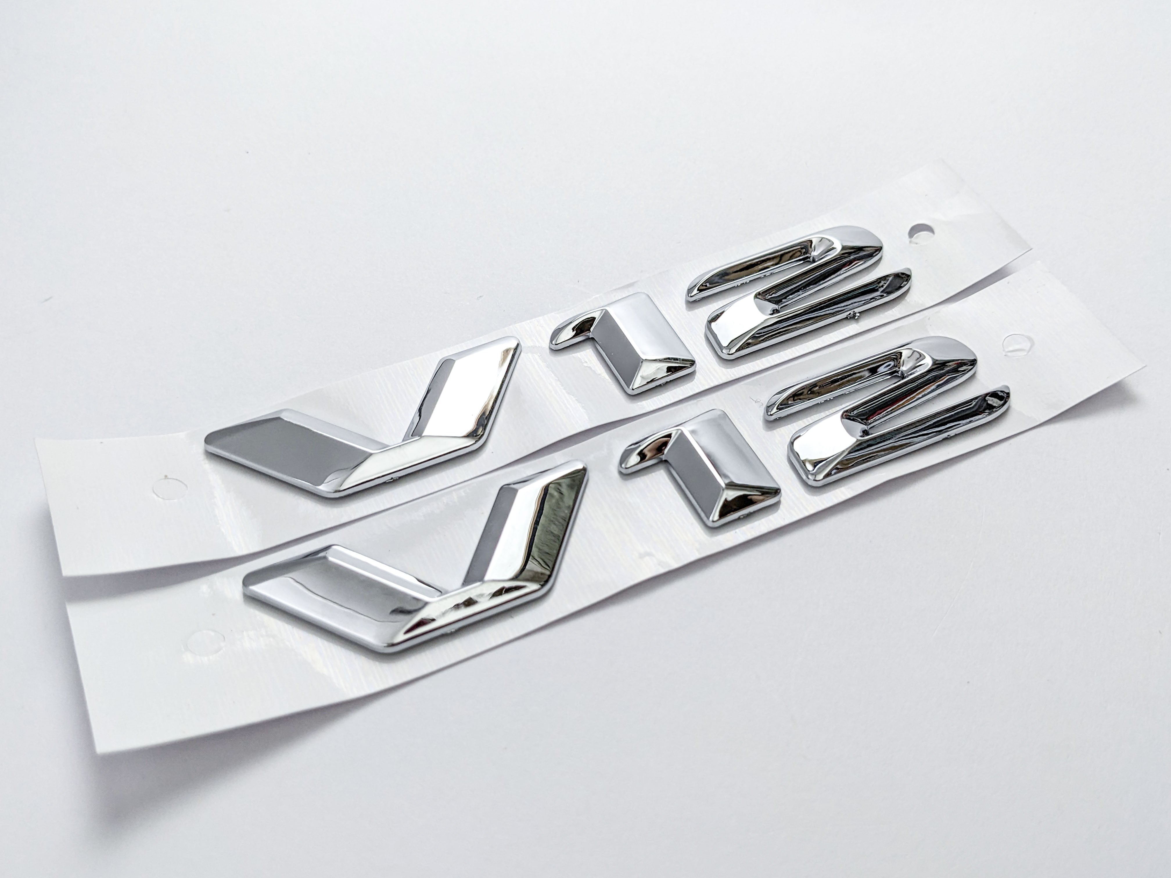 Mercedes Benz V12 AMG Emblem Fender Side Badge Chrome Nameplate Italiaspares