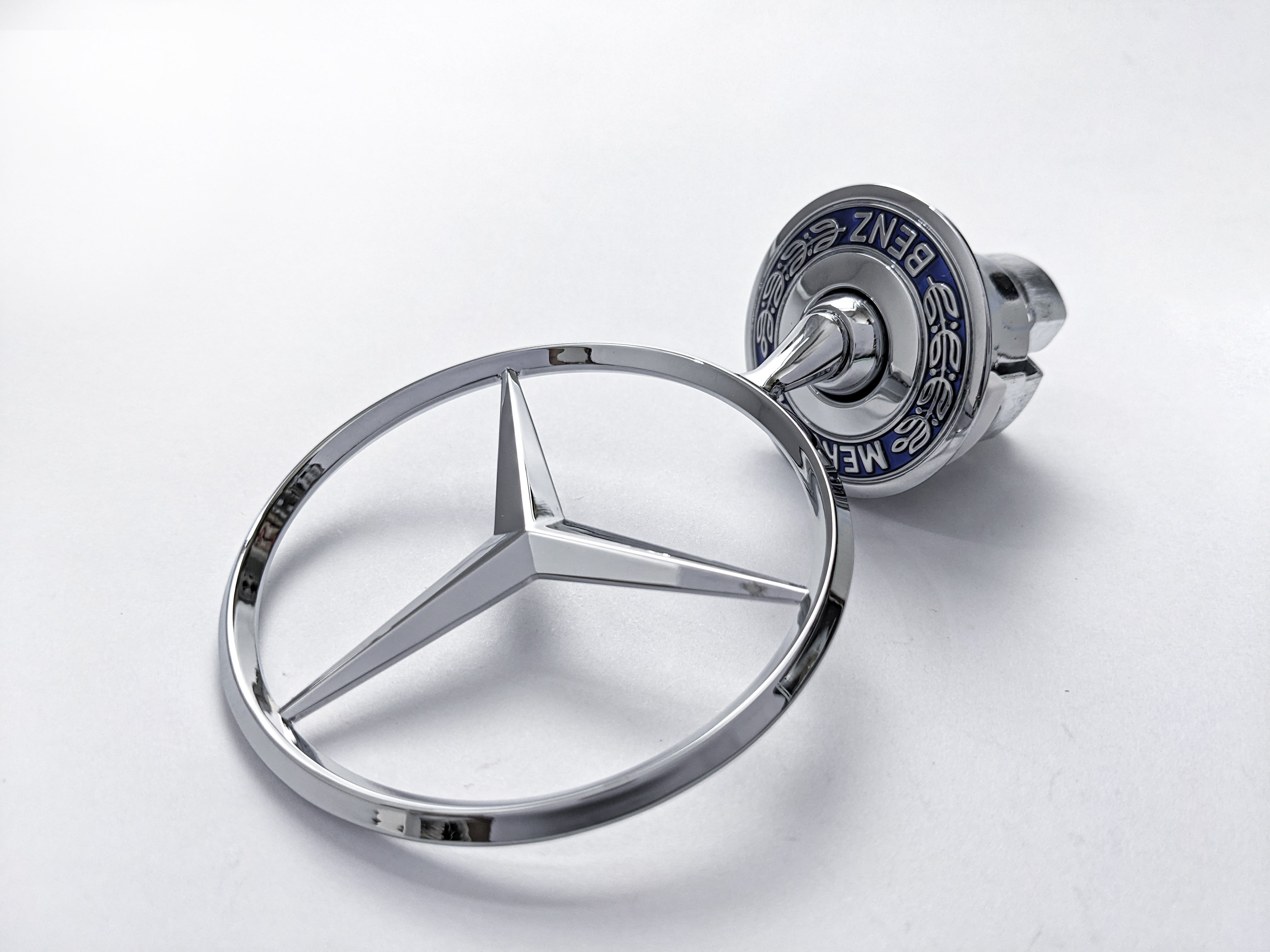 Mercedes-Benz Hood Bonnet Star Stand Up Badge Emblem Italiaspares