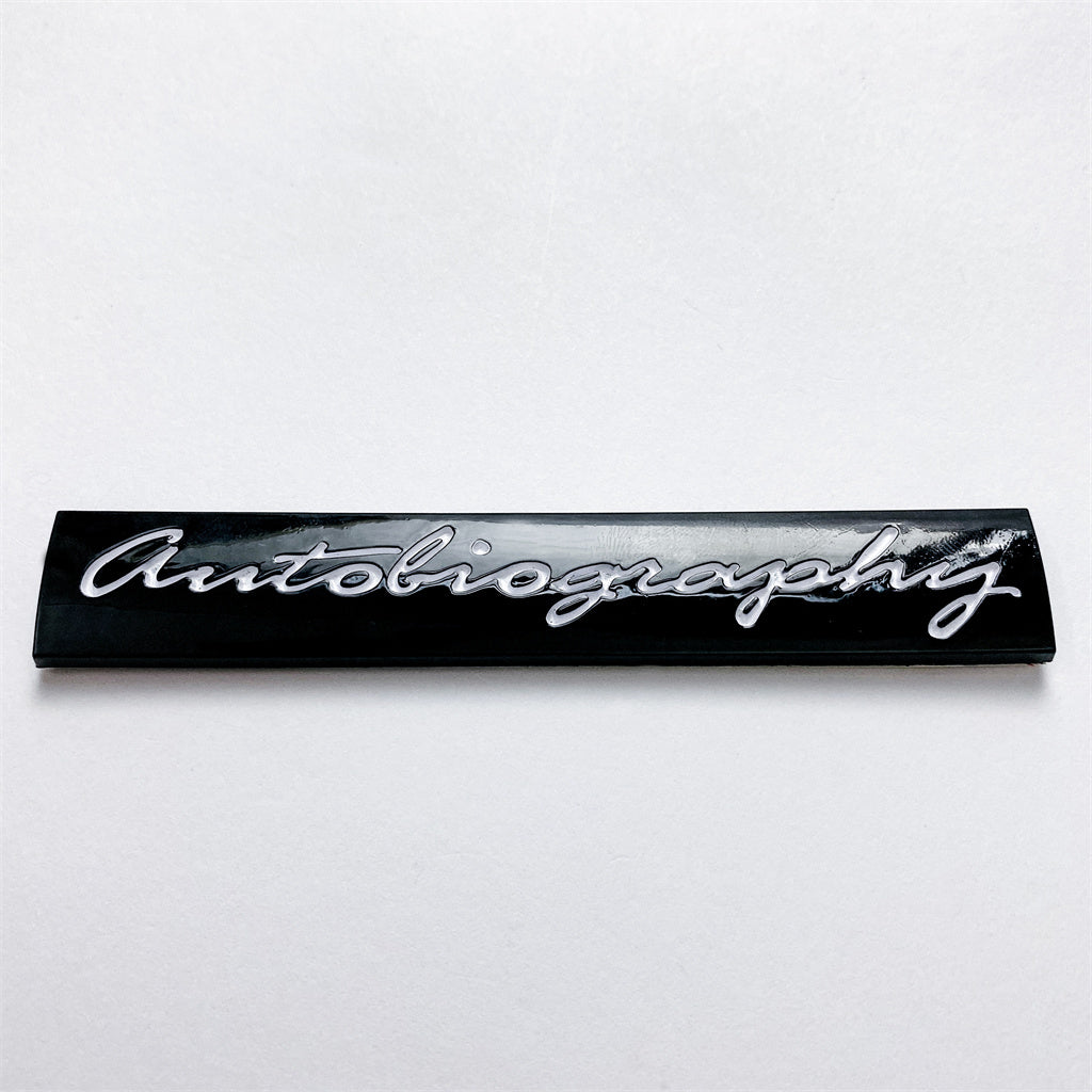 Land Rover Gloss Black "Autobiography" Car Sport Tailgate Logo Badge Emblem LR113646 Italiaspares