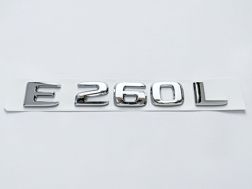 Mercedes Benz E260L Rear Trunk Emblem Decal Badge Factory