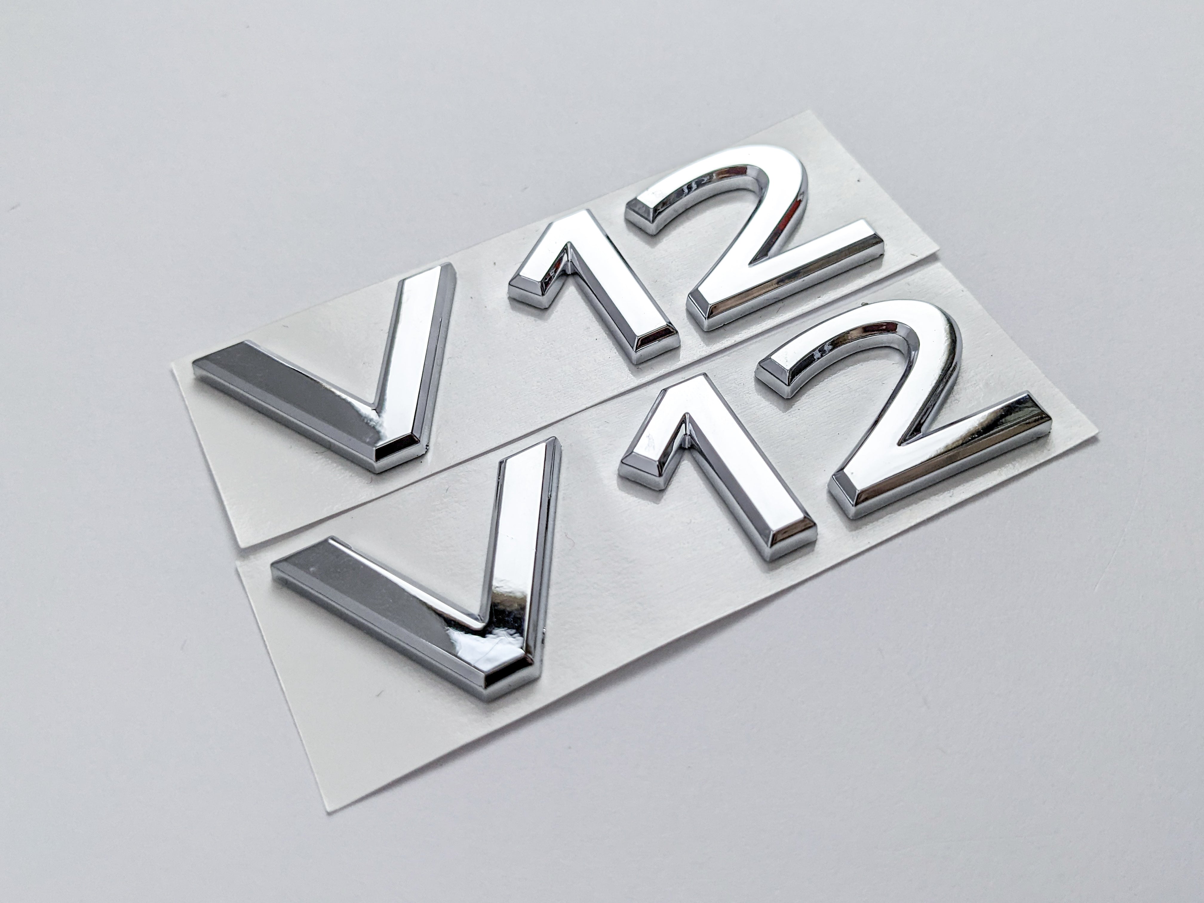 Mercedes Benz V12 AMG Emblem Fender Side Badge Chrome Nameplate NEW Italiaspares