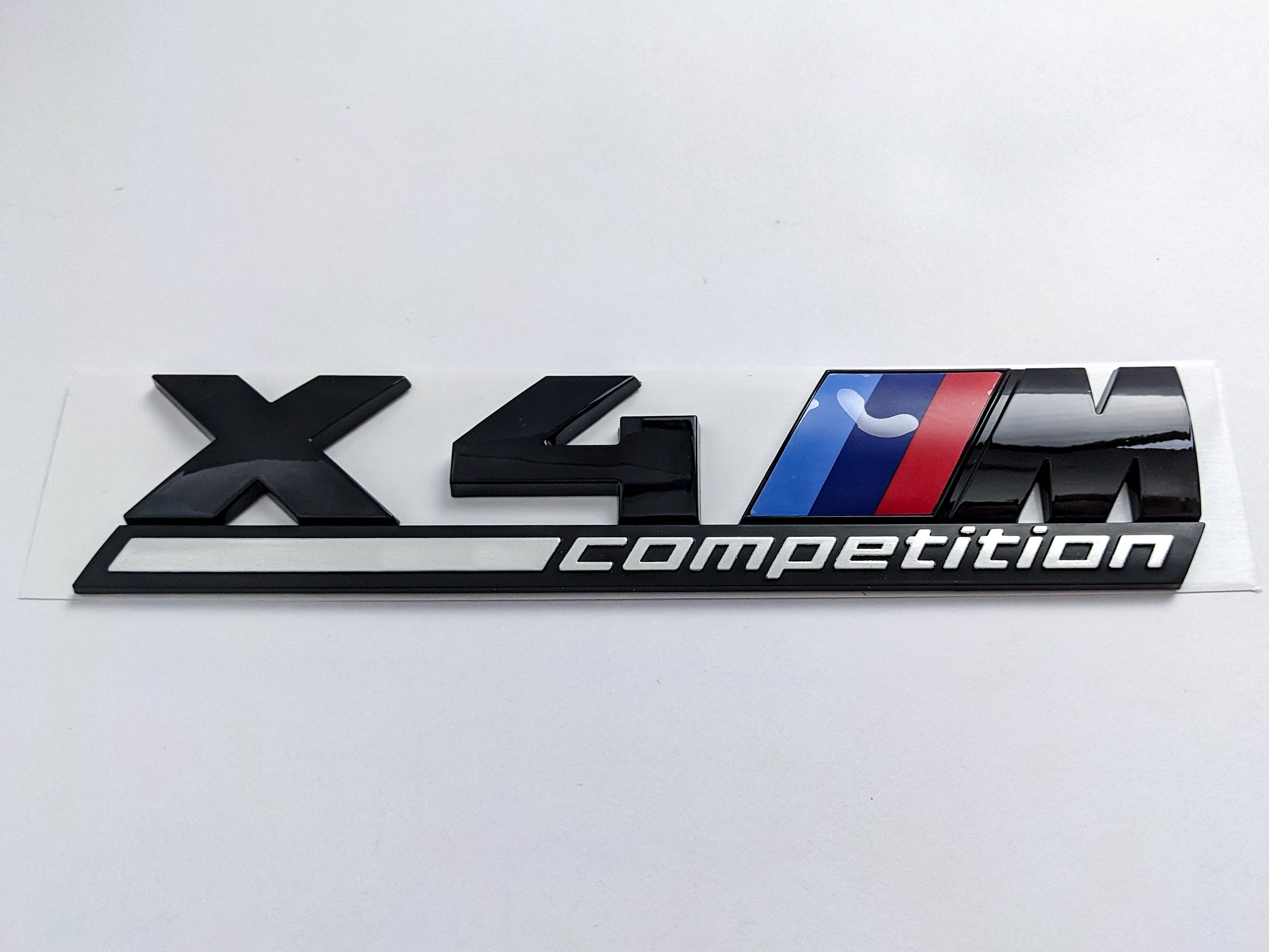 BMW X4 M Competition Tailgate Rear Black Emblem Badge Sticker 51148077611 Italiaspares