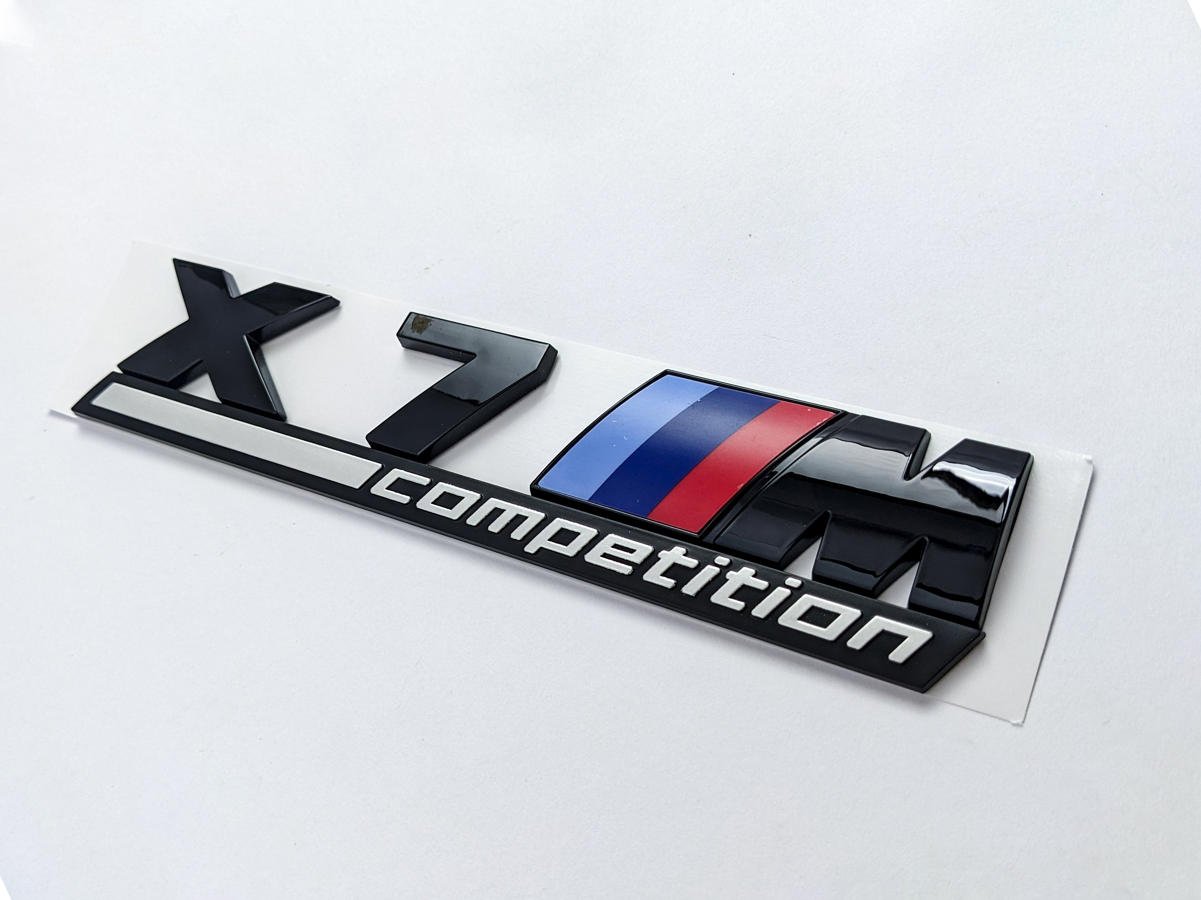 BMW X7 M Competition Tailgate Rear Black Emblem Badge Sticker 51148093999 Italiaspares