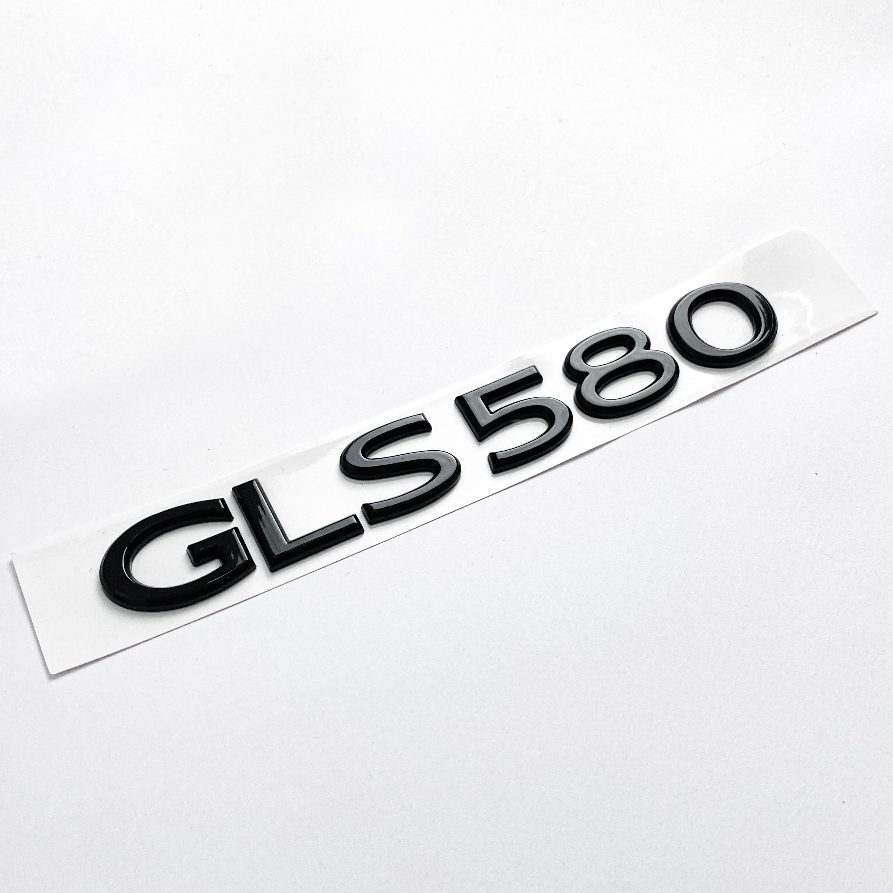 Mercedes Benz Gloss Black "GLS580" Rear Trunk Letter Emblem Badge Italiaspares
