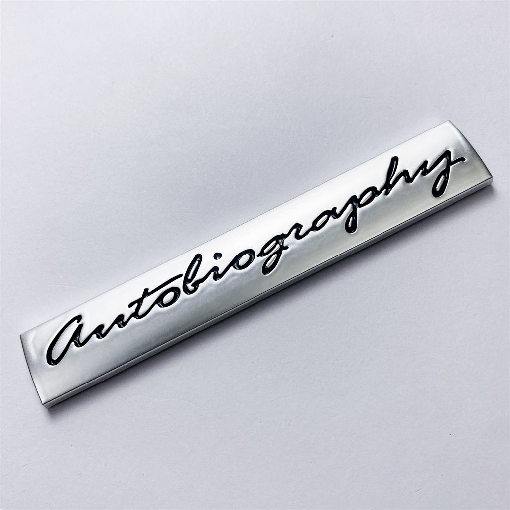 Land Rover Chrome "Autobiography" Car Sport Tailgate Logo Badge Emblem LR113646 Italiaspares