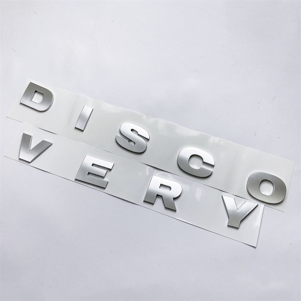 Land Rover "DISCOVERY" Chrome Sliver Boot Badge Emblem LR063646 Italiaspares