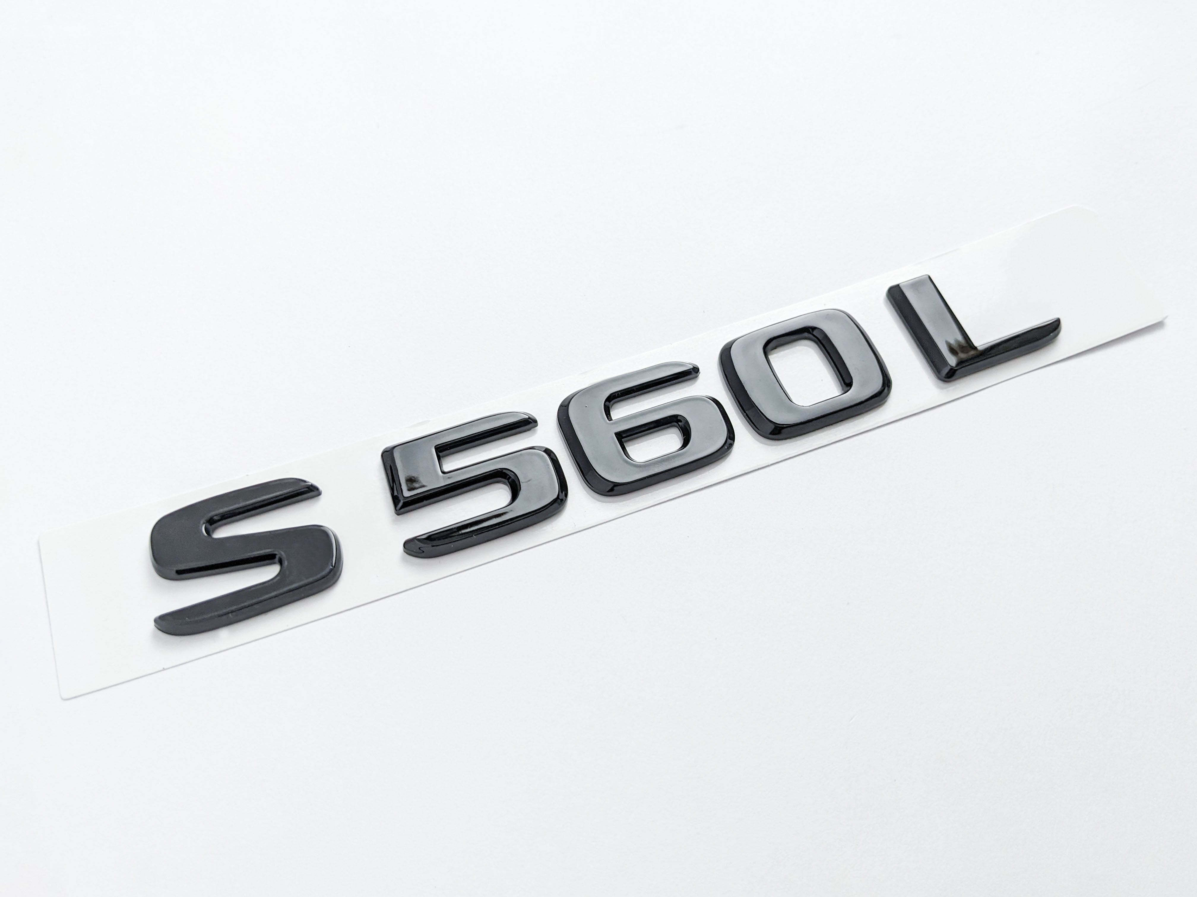 Mercedes Benz Gloss Black "S560L" Letter Emblem Trunk Logo Nameplate Badge Italiaspares