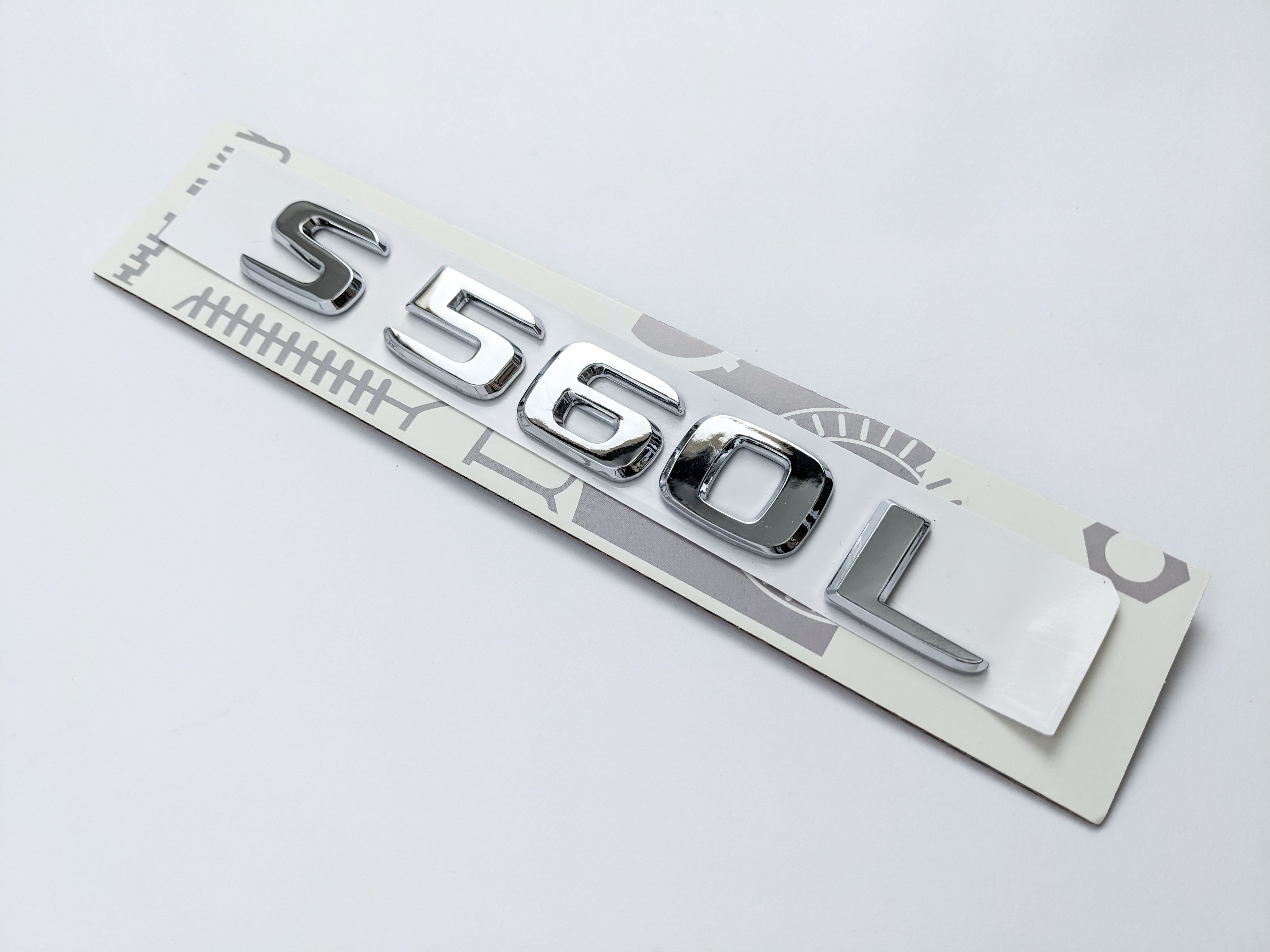 Mercedes Benz Chrome Sliver "S560L" Letter Emblem Trunk Logo Nameplate Badge Italiaspares