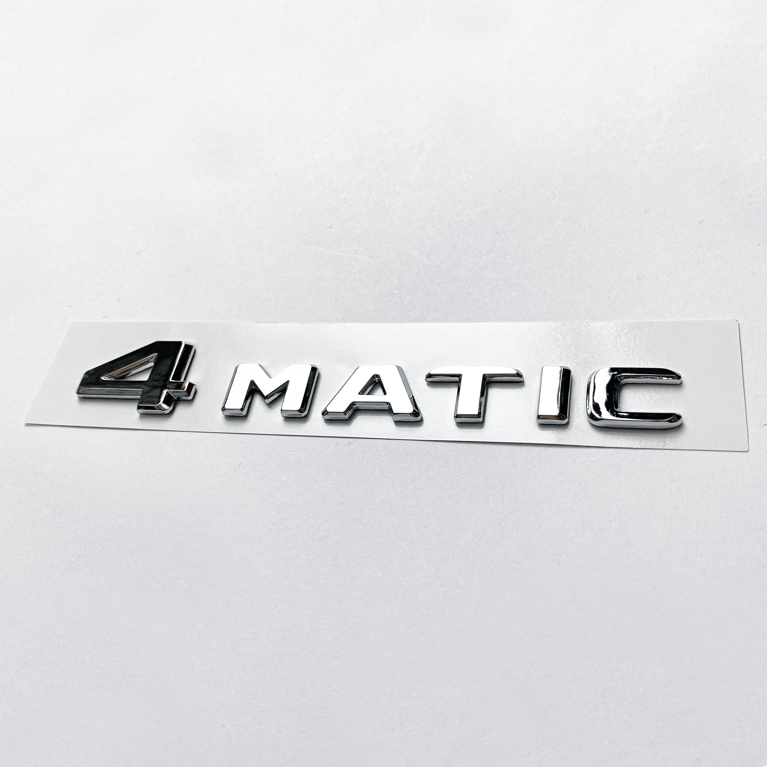 4MATIC Emblem Chrome Silver Trunk Tailgate Lid Badge AMG For Mercedes-Benz Factory