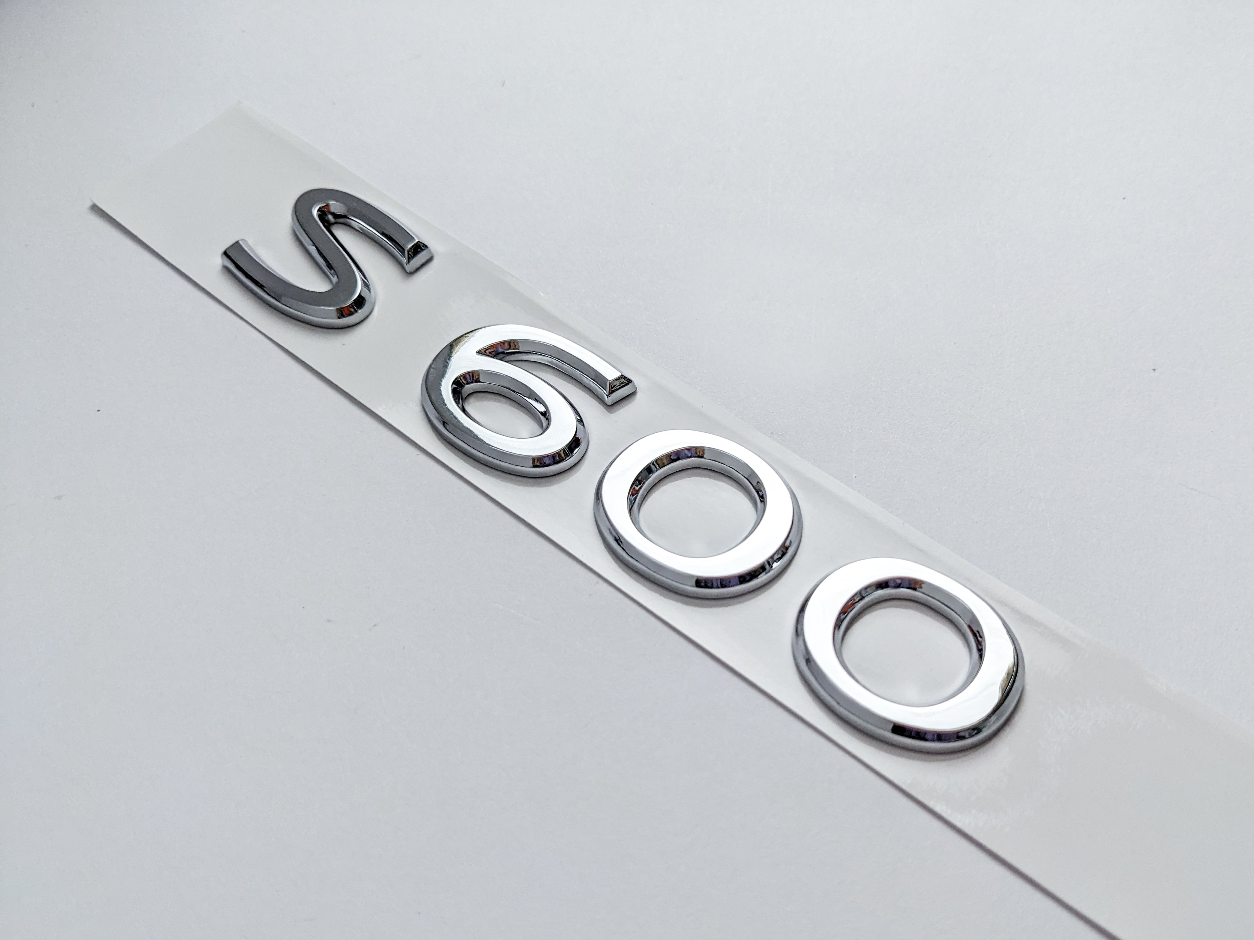 Mercedes-Benz Chrome Silver "S600" Rear Trunk Emblem Badge Logo Italiaspares