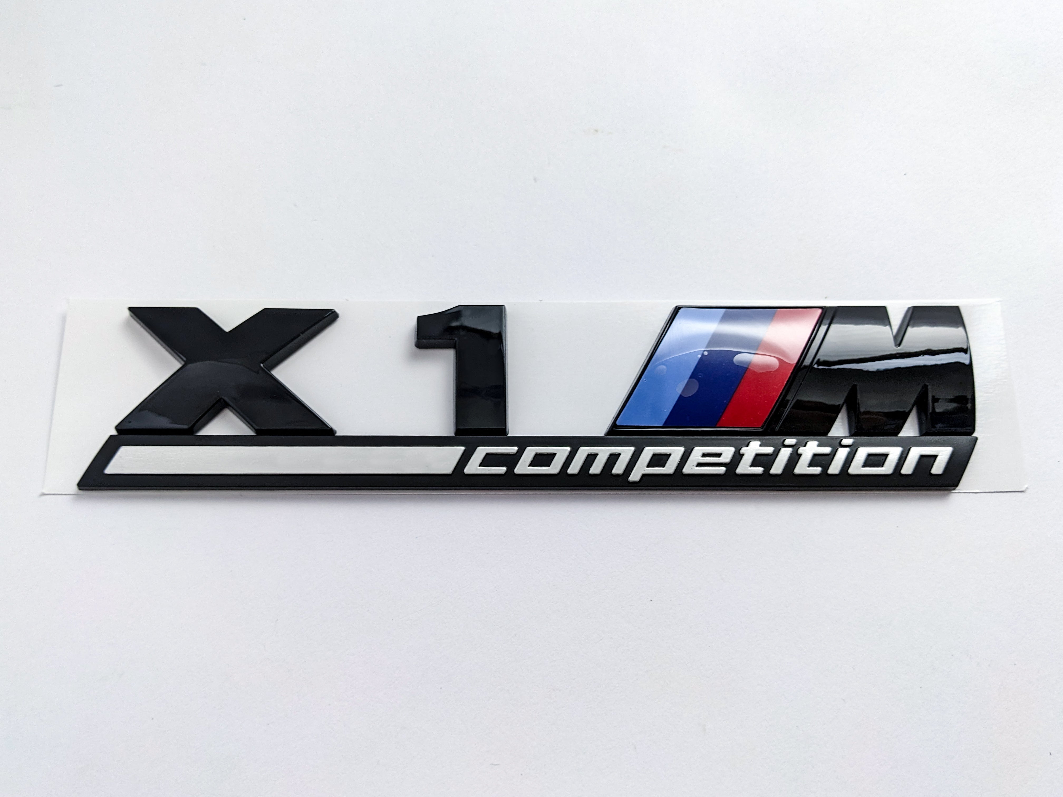 BMW X1 M Competition Tailgate Rear Black Emblem Badge Sticker 51142990963 Italiaspares