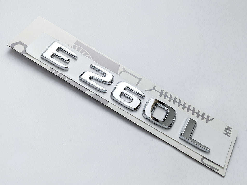 Mercedes Benz E260L Rear Trunk Emblem Decal Badge Factory