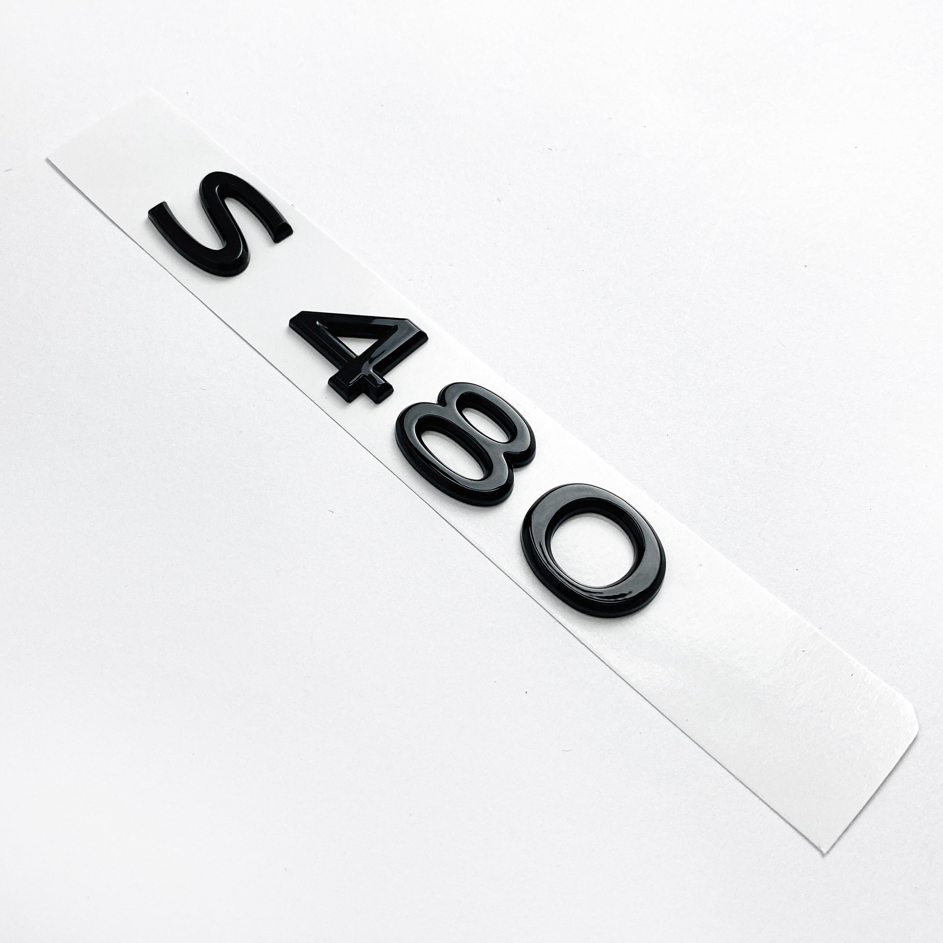 Mercedes Benz Gloss Black "S480" Letter Emblem Trunk Logo Nameplate Badge Italiaspares