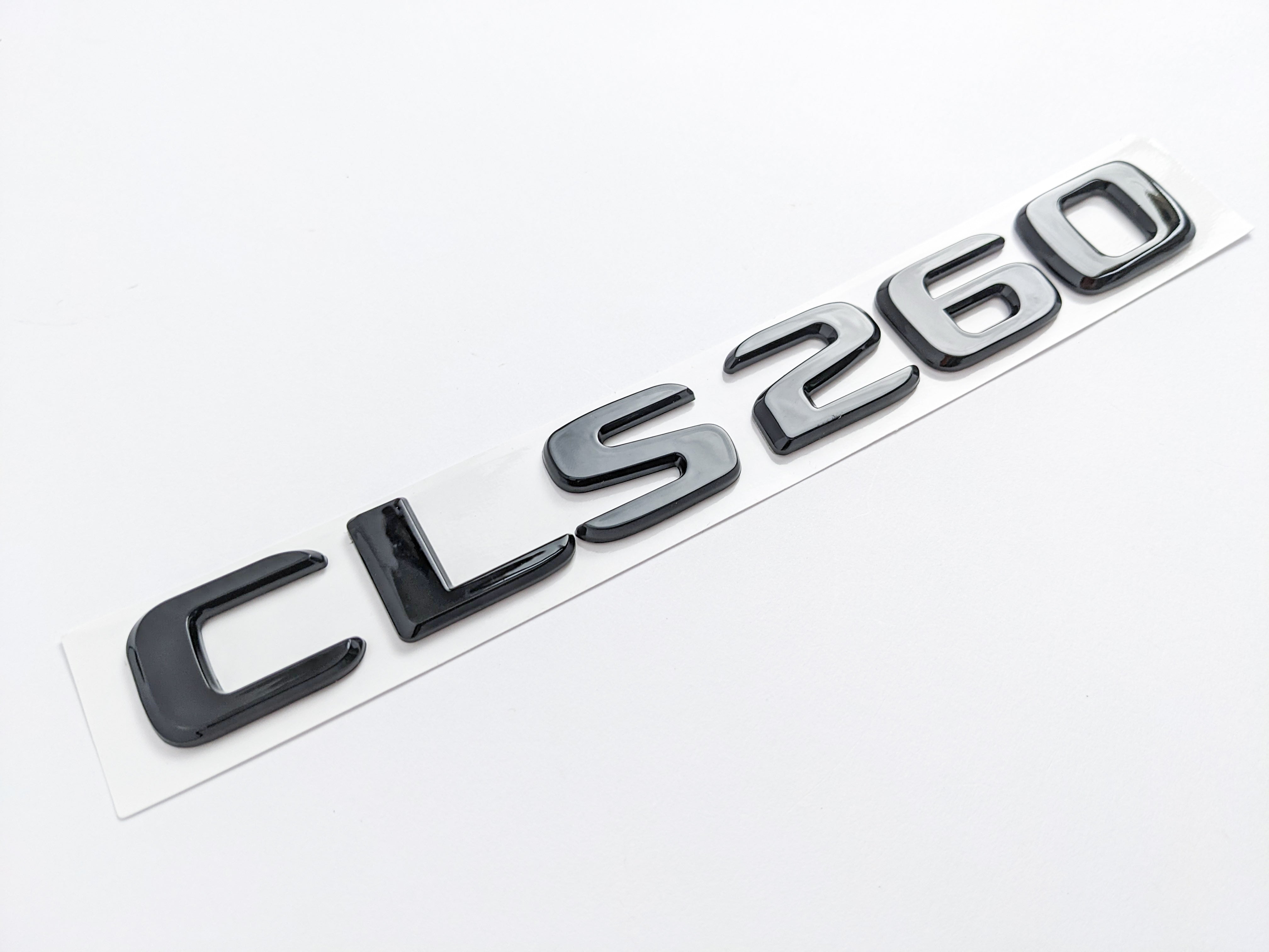 Mercedes-Benz Gloss Black "CLS260" Logo Trunk Emblem Badge Italiaspares