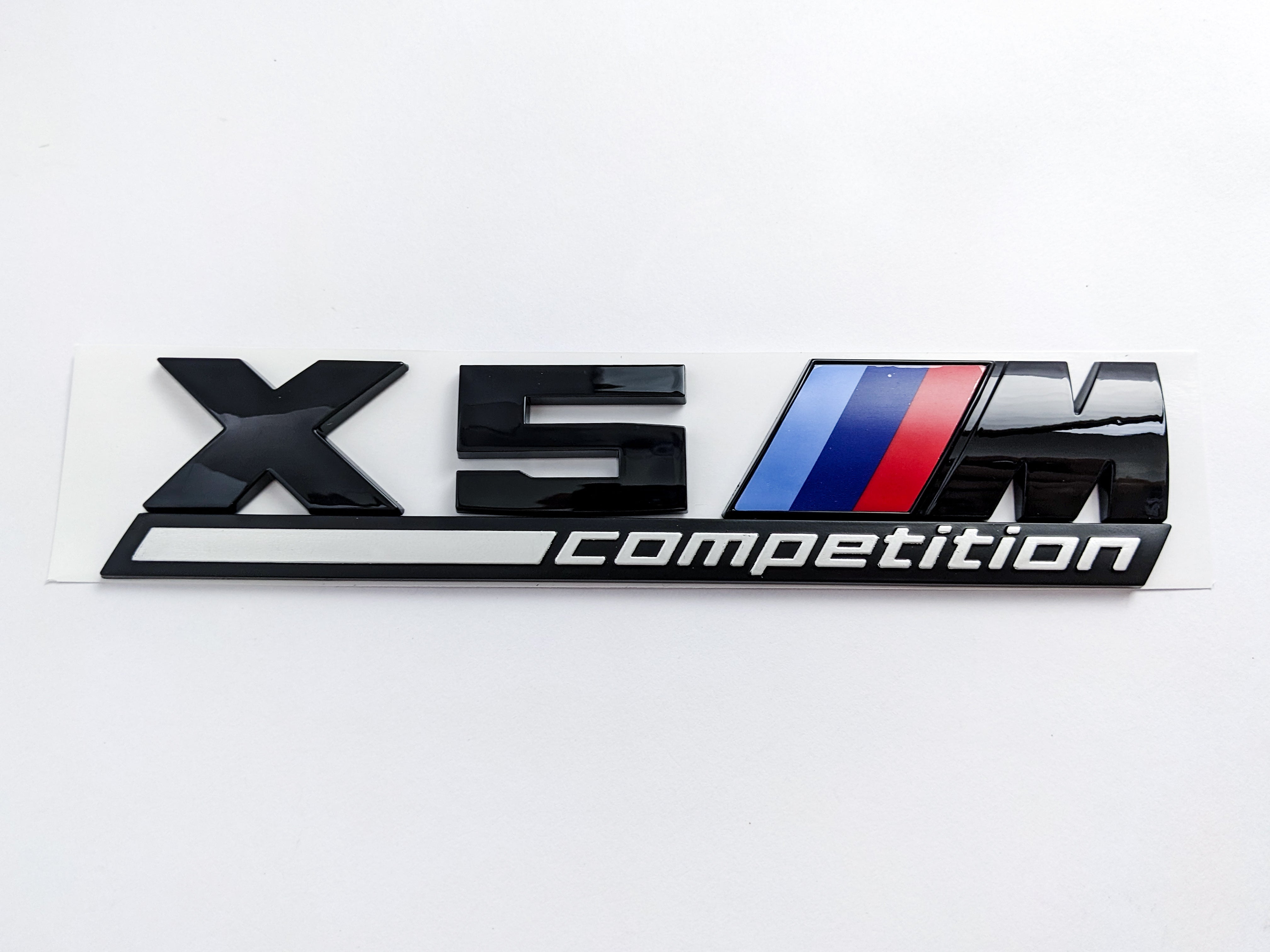 MW X5 M Competition Tailgate Rear Black Emblem Badge Sticker 51148096408 Italiaspares