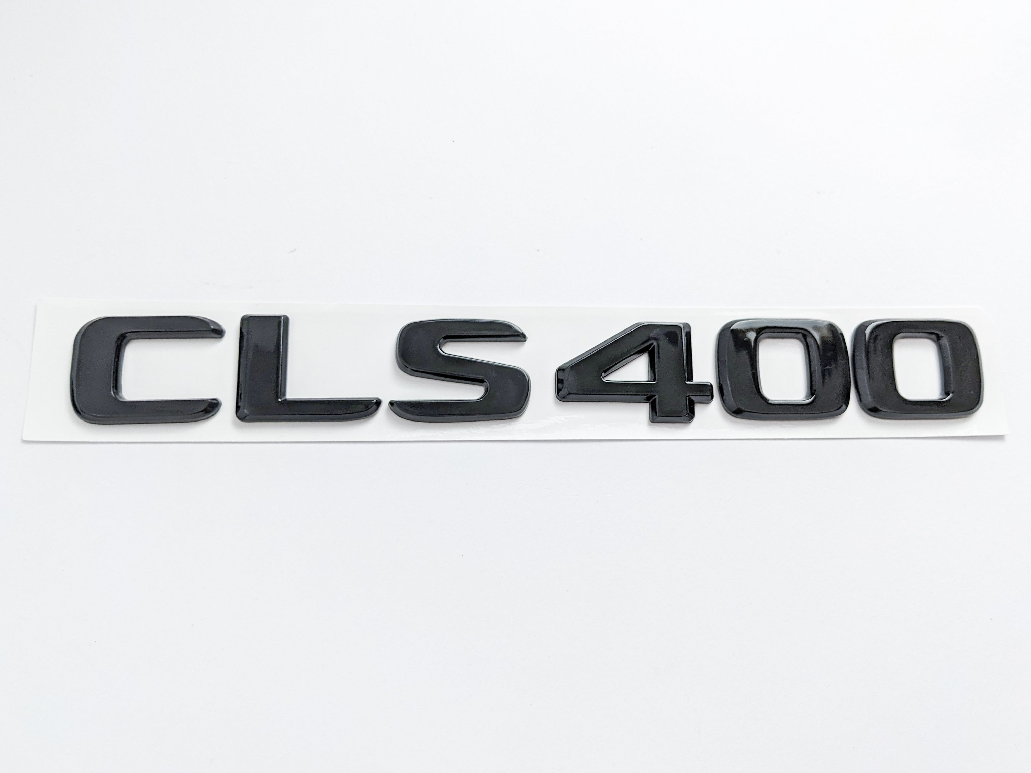 Mercedes Benz "GLS400" Gloss Black Rear Trunk Emblem Letter Badge Italiaspares