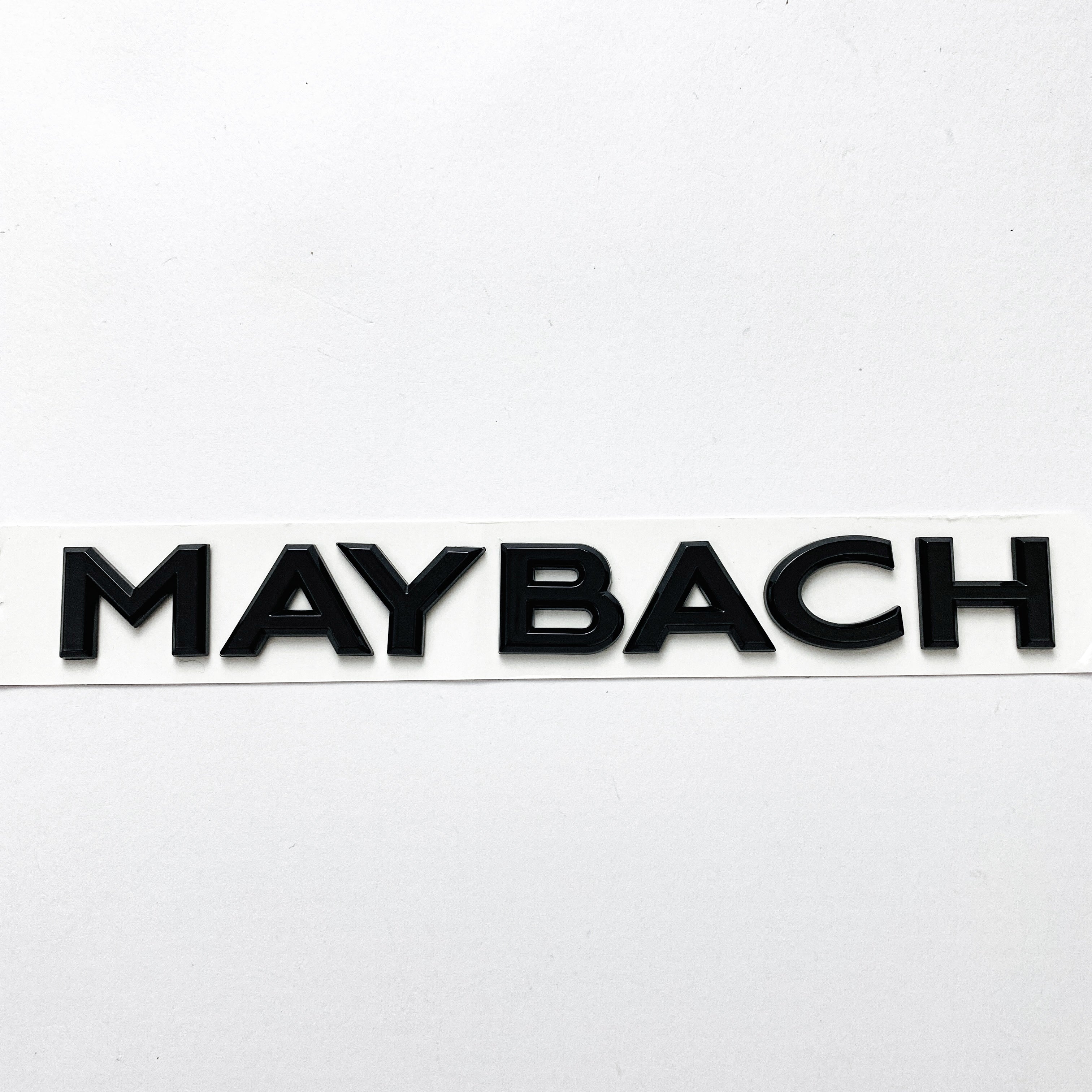 Mercedes Benz Gloss Black "MAYBACH" Rear Trunk Letters Badge Emblems Sticker Italiaspares