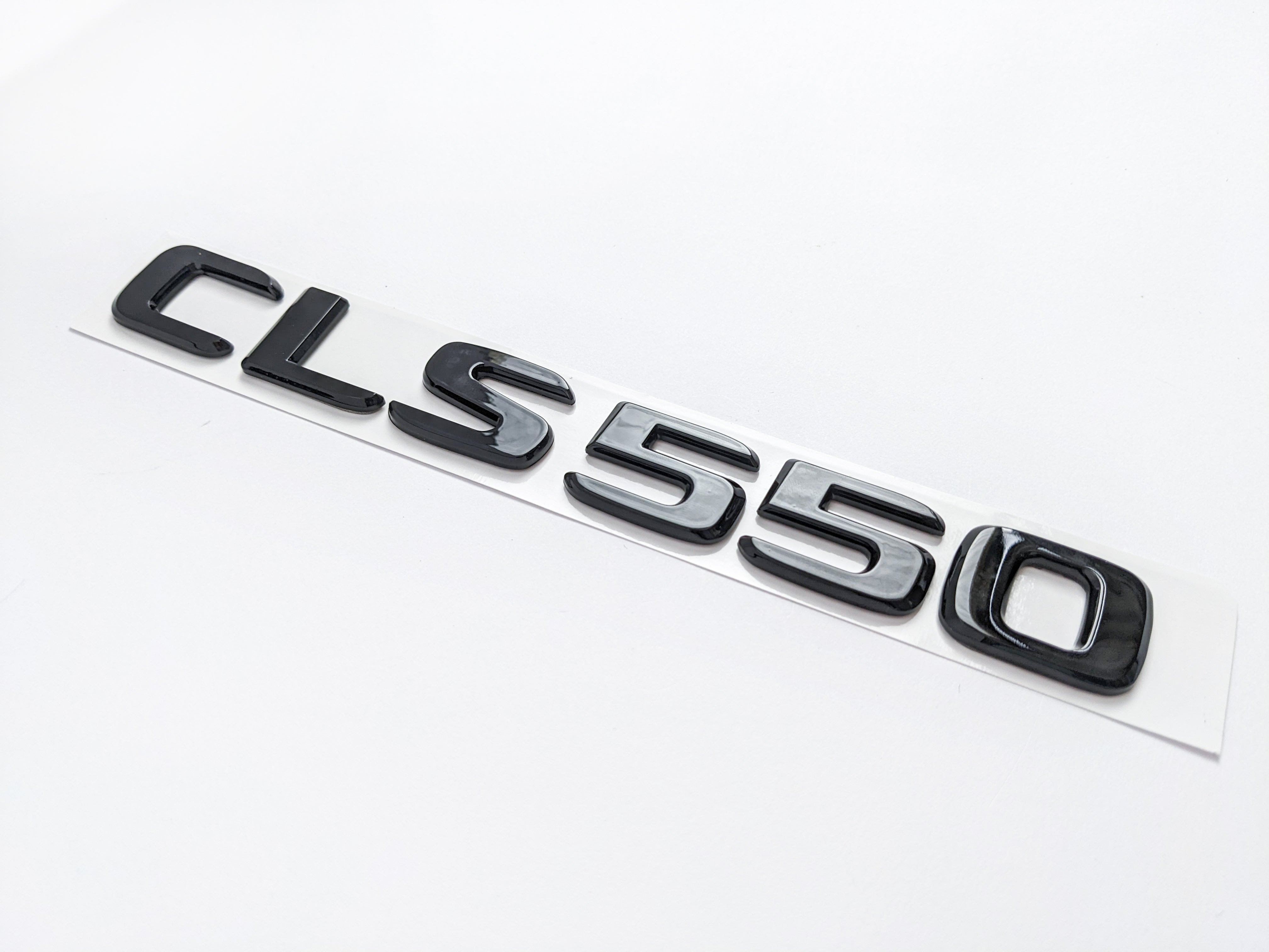 Mercedes Benz "CLS550" Gloss Black Rear Trunk Letter Emblem Badge Italiaspares