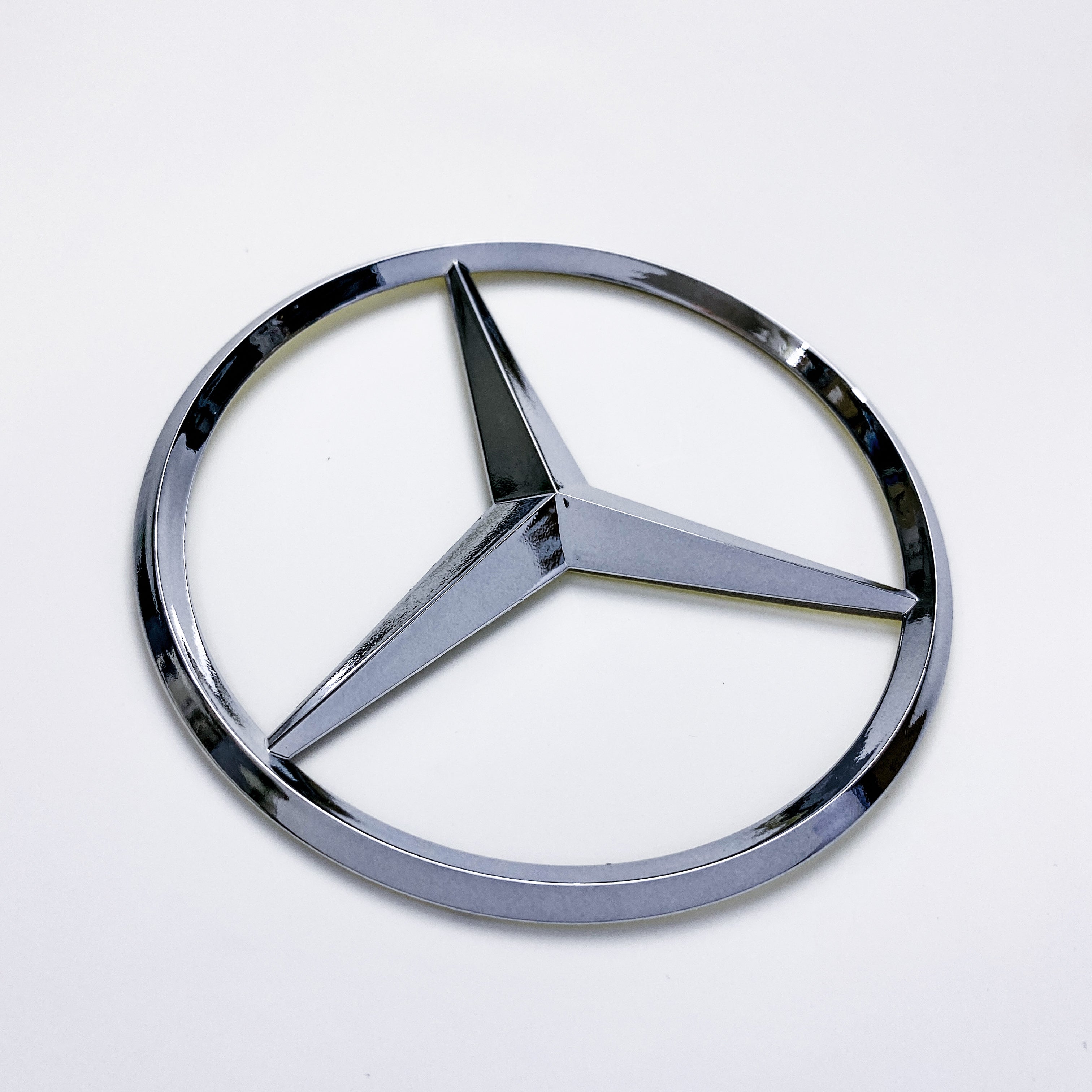 Mercedes Benz Chrome Silver Star Trunk Emblem Badge 90mm A107758045 Italiaspares